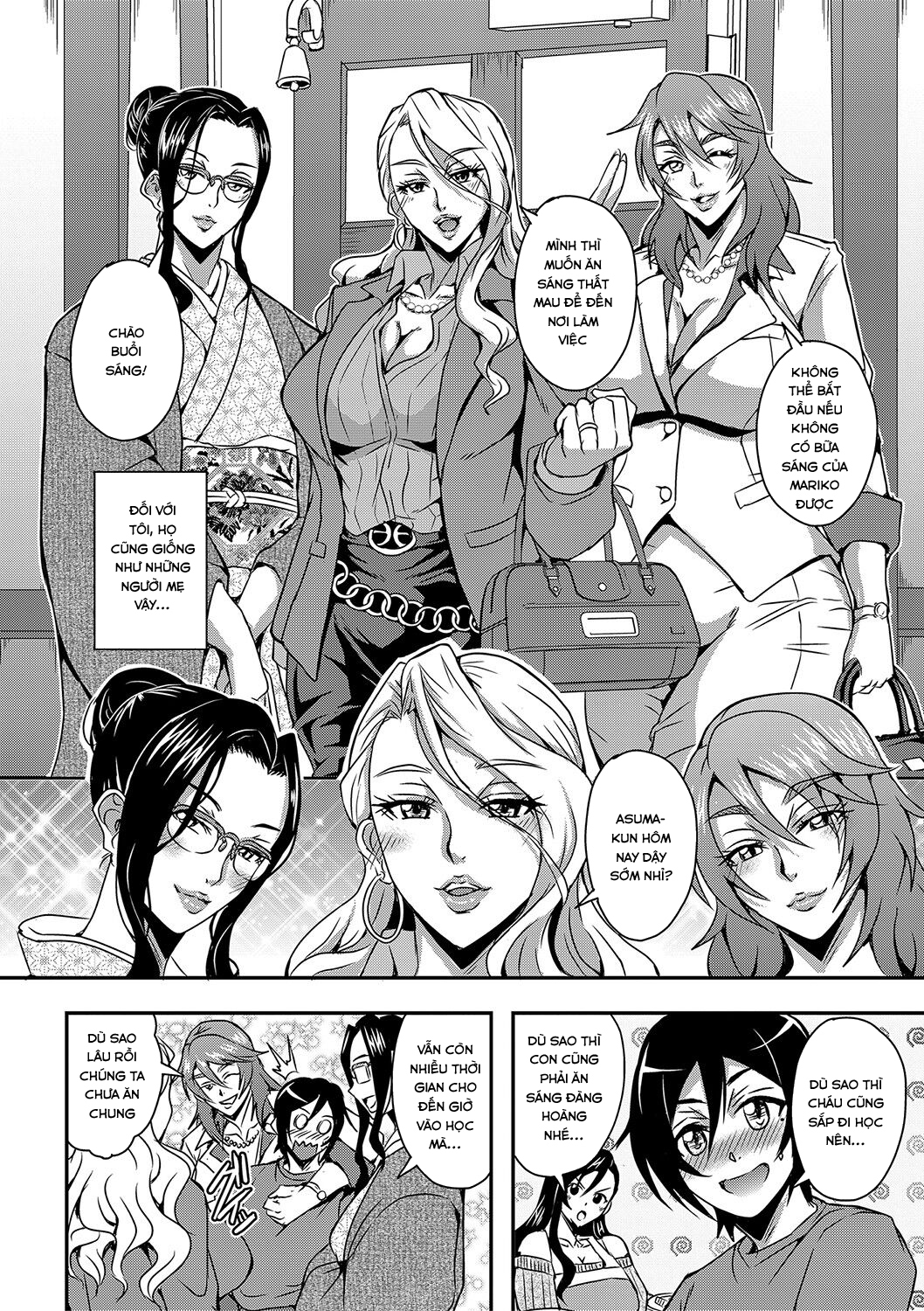 Đọc truyện hentai Boku to Succubus Mama-tachi to no Harem Life - Chap 1