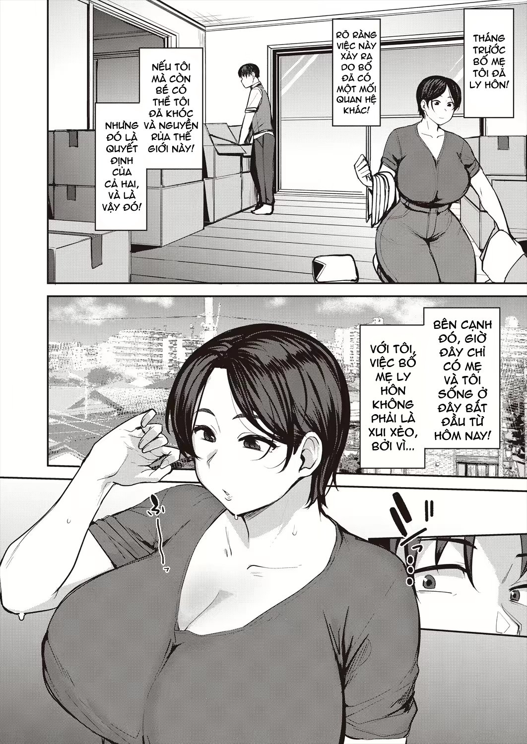Đọc truyện hentai Người mẹ đơn thân - Oneshot