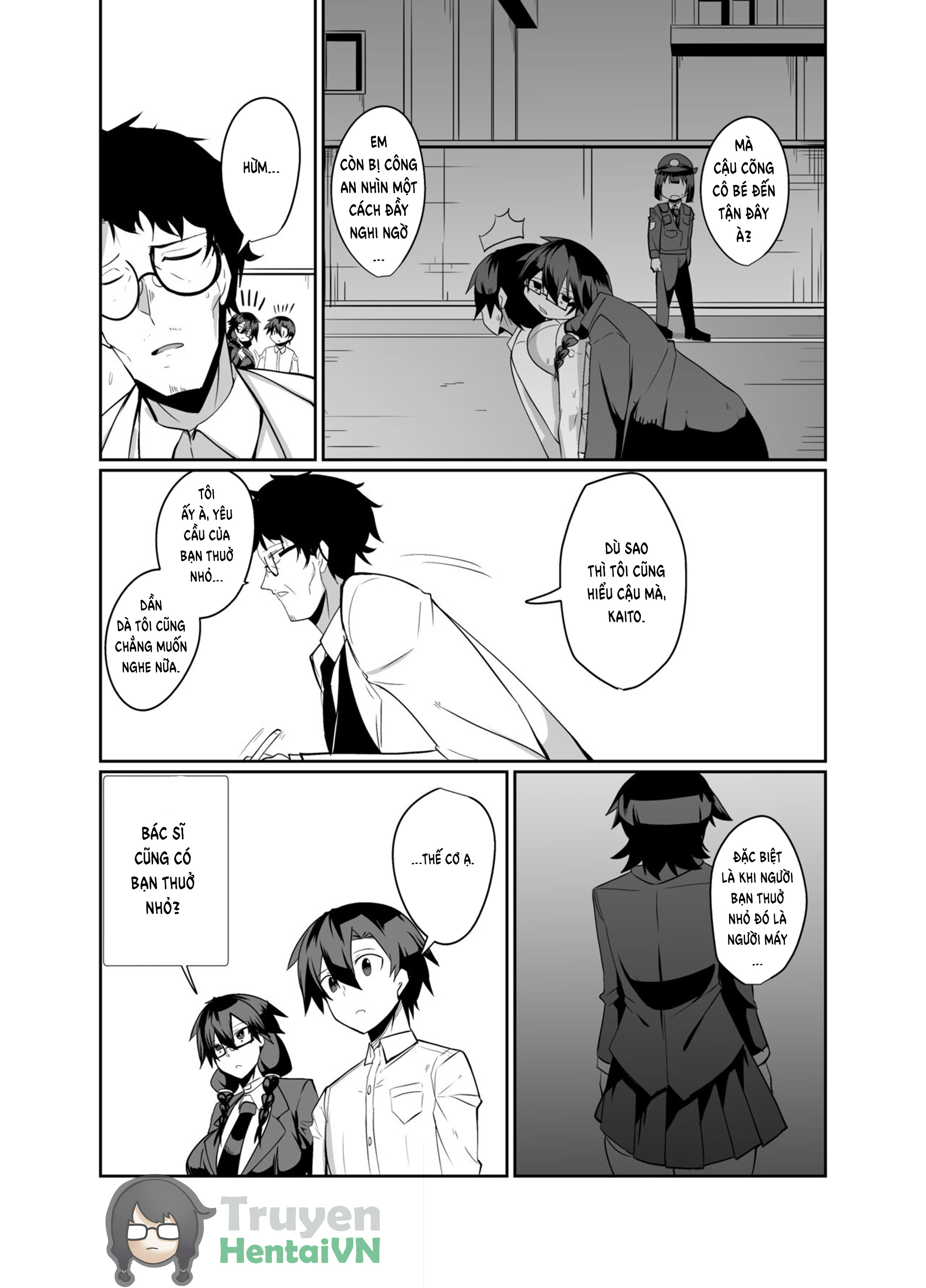 Đọc truyện hentai Android no Osananajimi Tachi to Chitsu Onahoecchi Suru Hanashi - oneshot