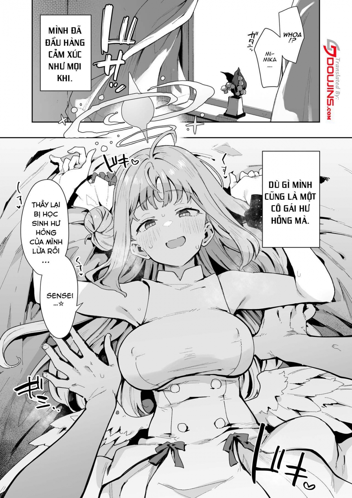 Đọc truyện hentai Mika muốn được phạt (Blue Archive) - Oneshot