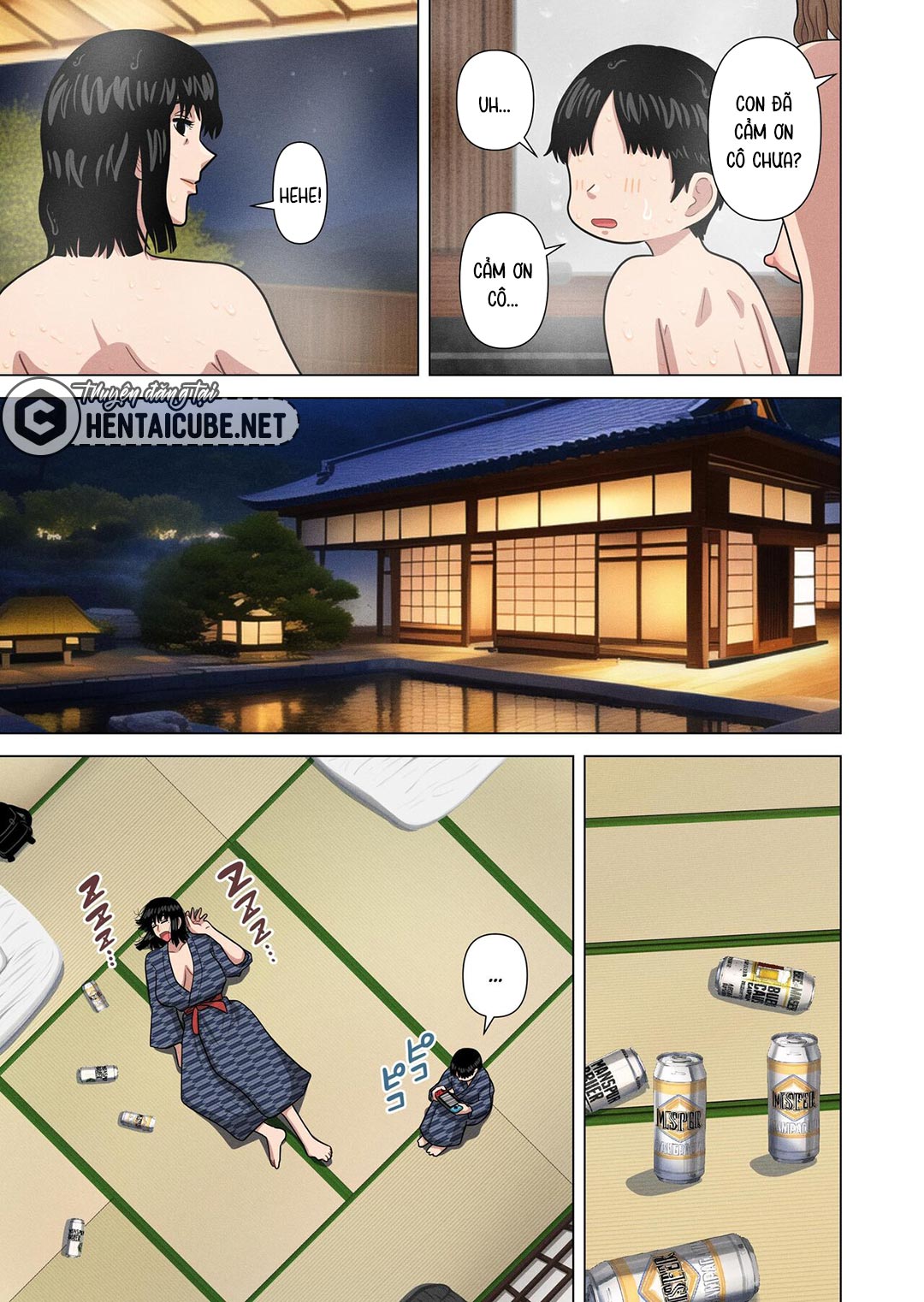 Đọc truyện hentai Chuyến đi chơi với bạn mẹ! - Oneshot