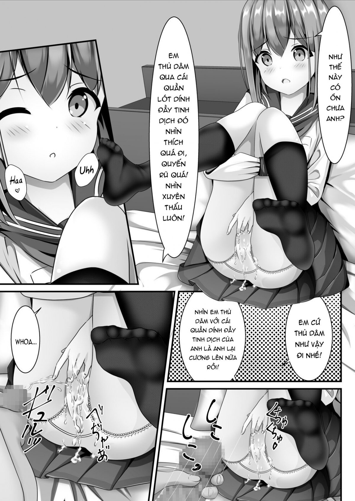 Đọc truyện hentai Cô ấy có thể xuất tinh ra khắp bộ đồng phục của mình - Oneshot