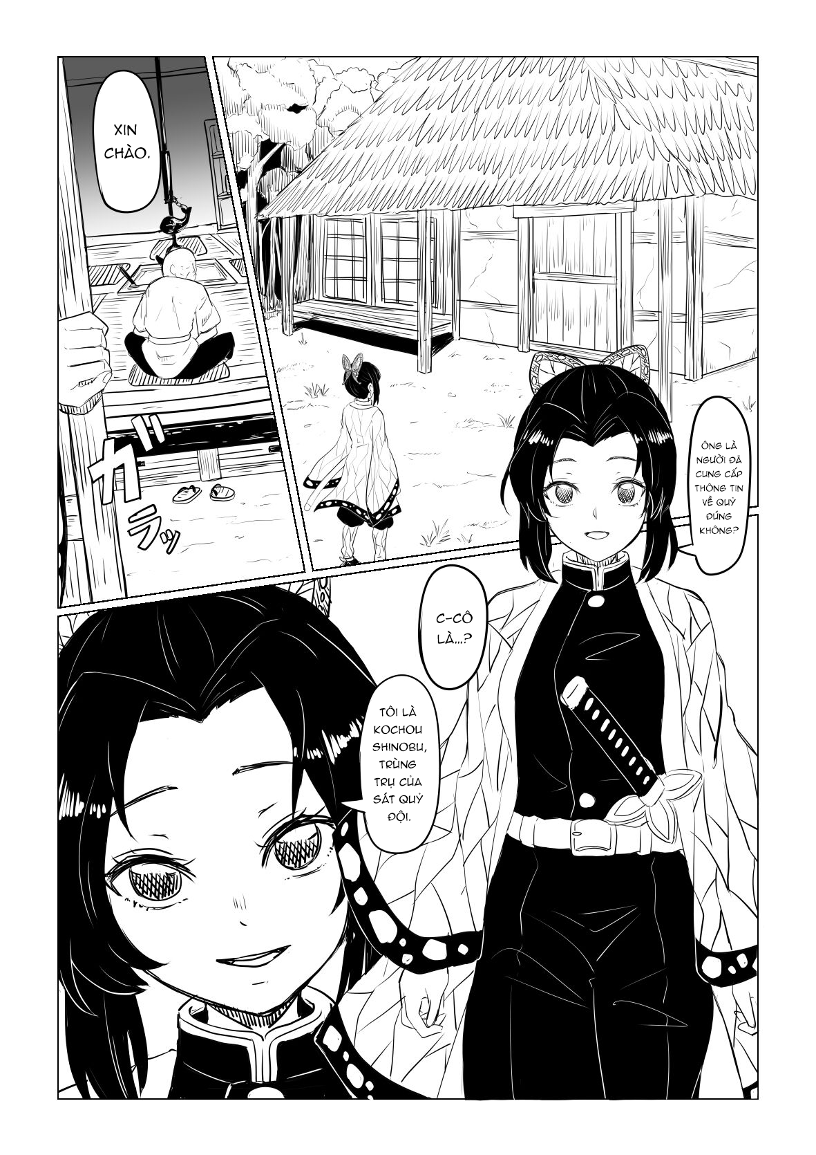 Đọc truyện hentai Trùng trụ Shinobu được sư phụ huấn luyện - Oneshot