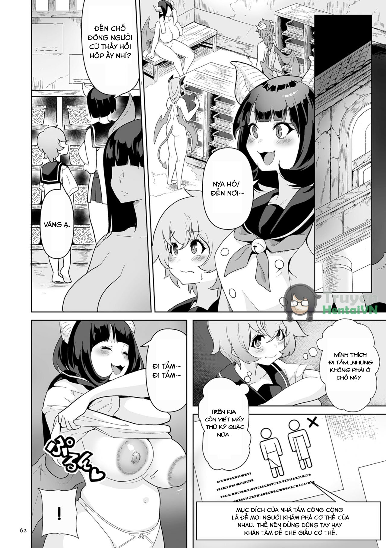 Đọc truyện hentai Vương quốc Succubus thèm bú - Chap 3