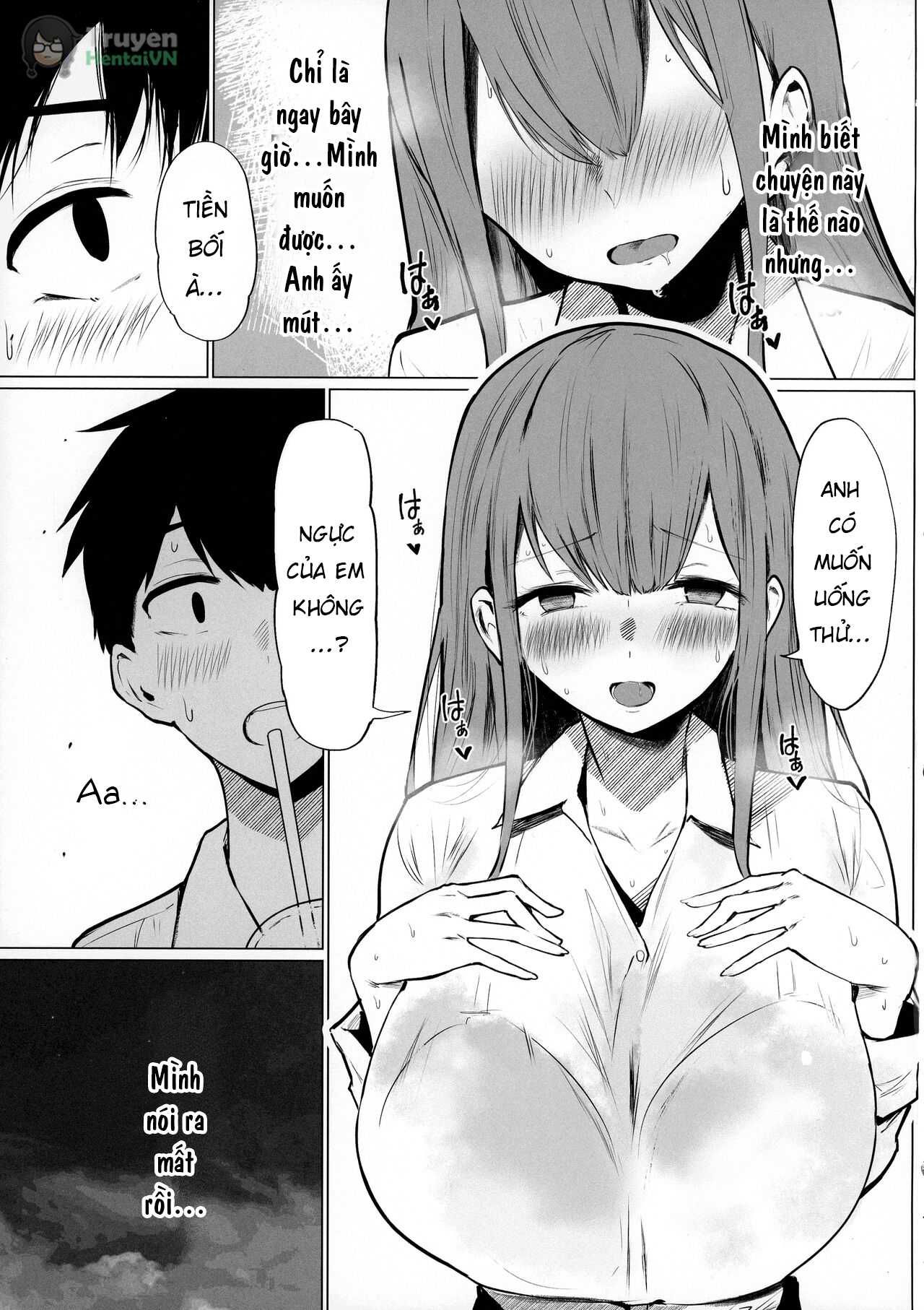 Đọc truyện hentai Senpai Milk ga Tomarimasen - Oneshot