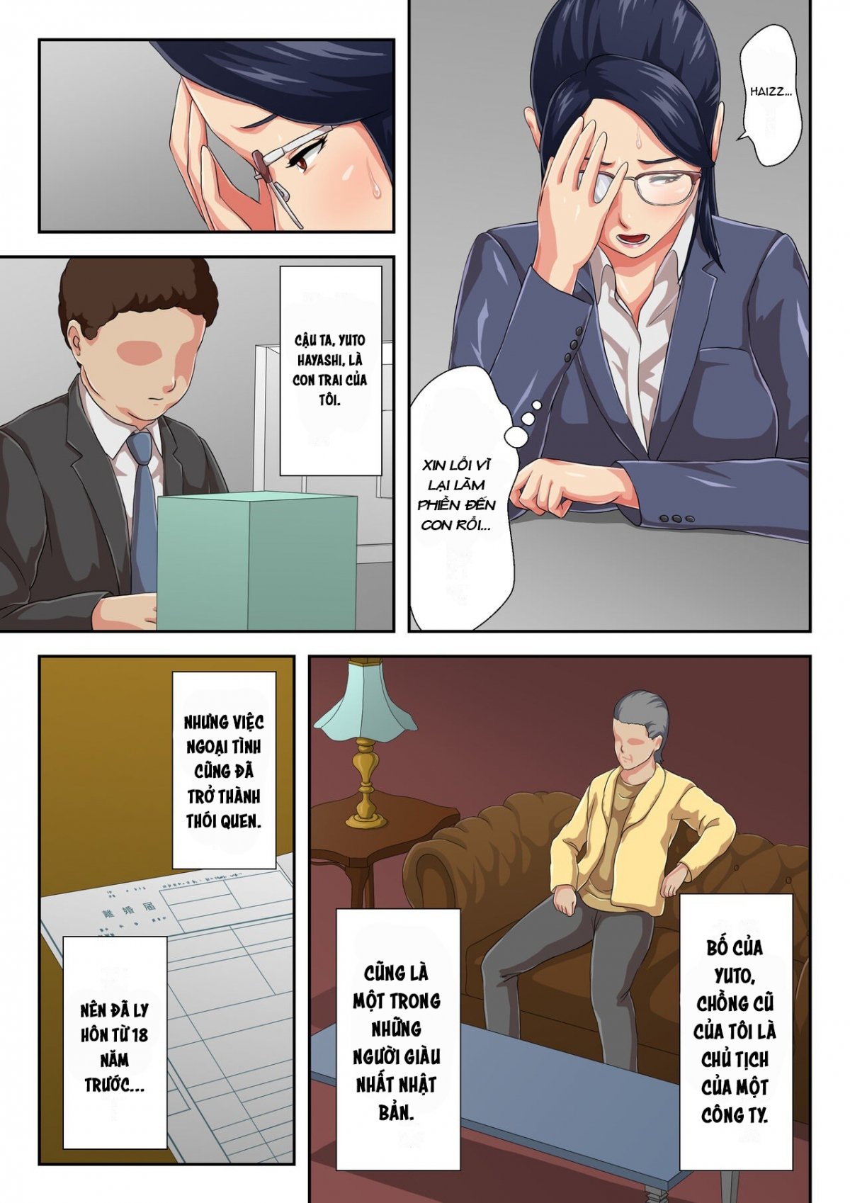 Đọc truyện hentai Female Boss is My Estranged Mother Oneshot