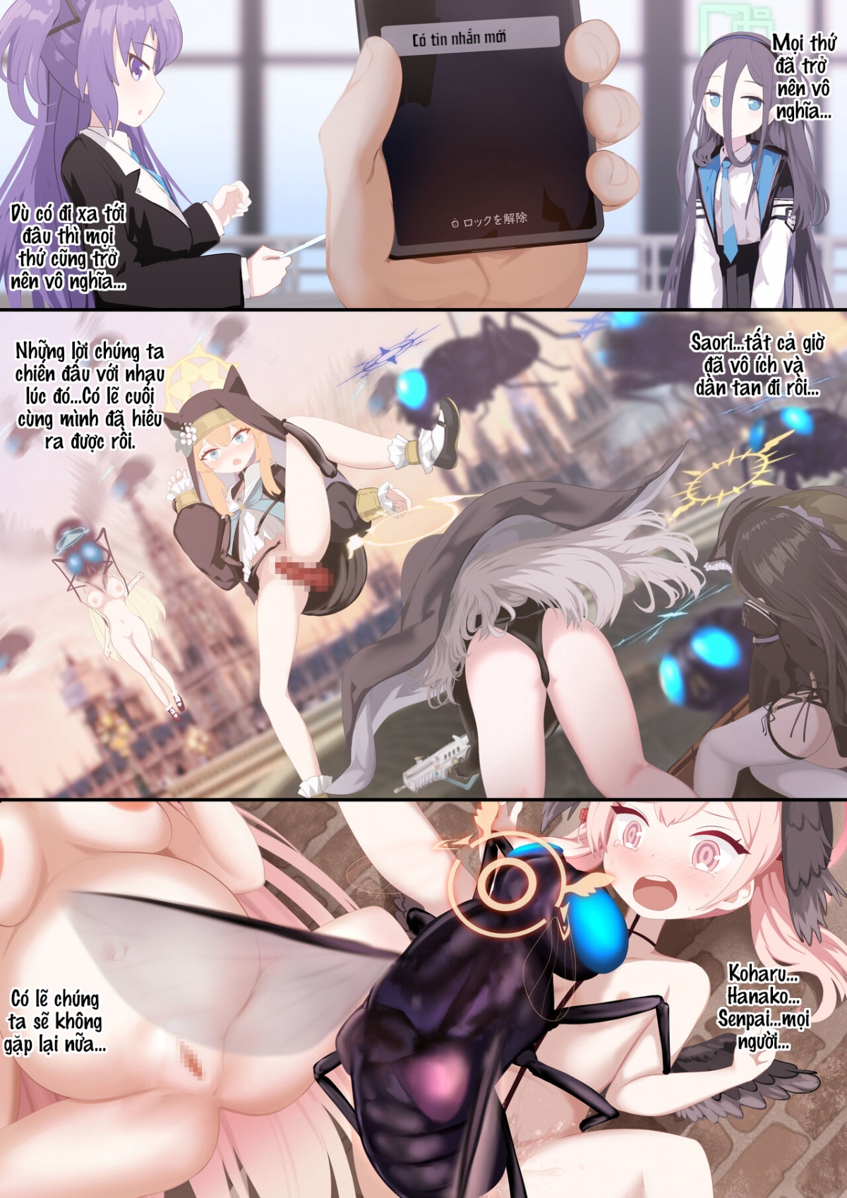 Đọc truyện hentai Tenshi no Wa - Oneshot
