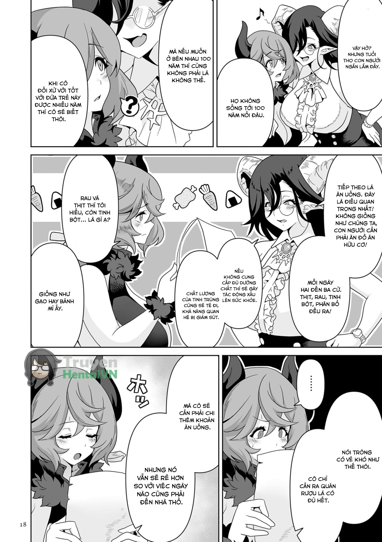 Đọc truyện hentai Vương quốc Succubus thèm bú - Chap 1