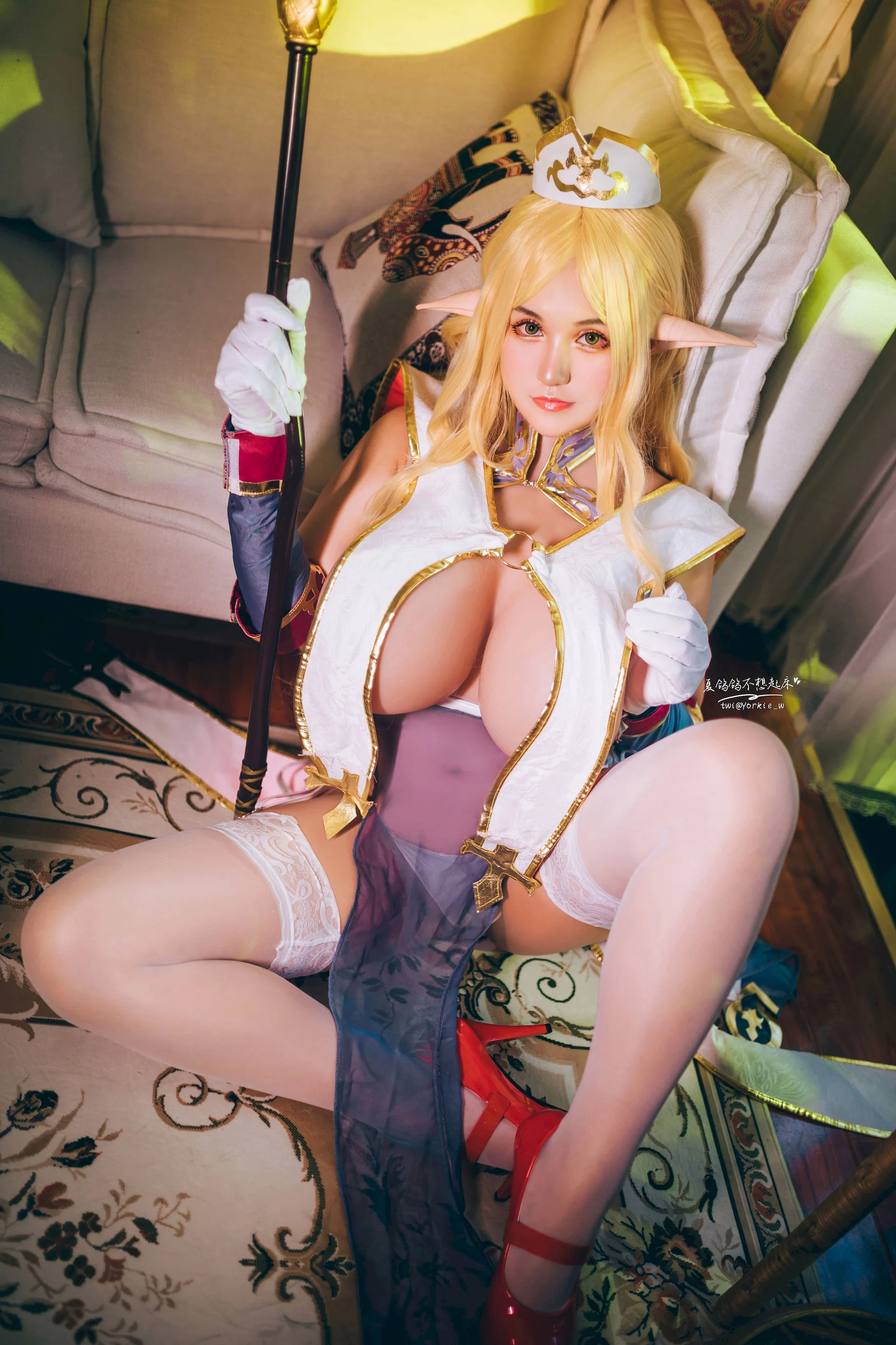 Đọc truyện hentai Tuyển tập Albums siêu phẩm Cosplay - Chap 713 - Summer Pigeon - Priscilla in Elf Village