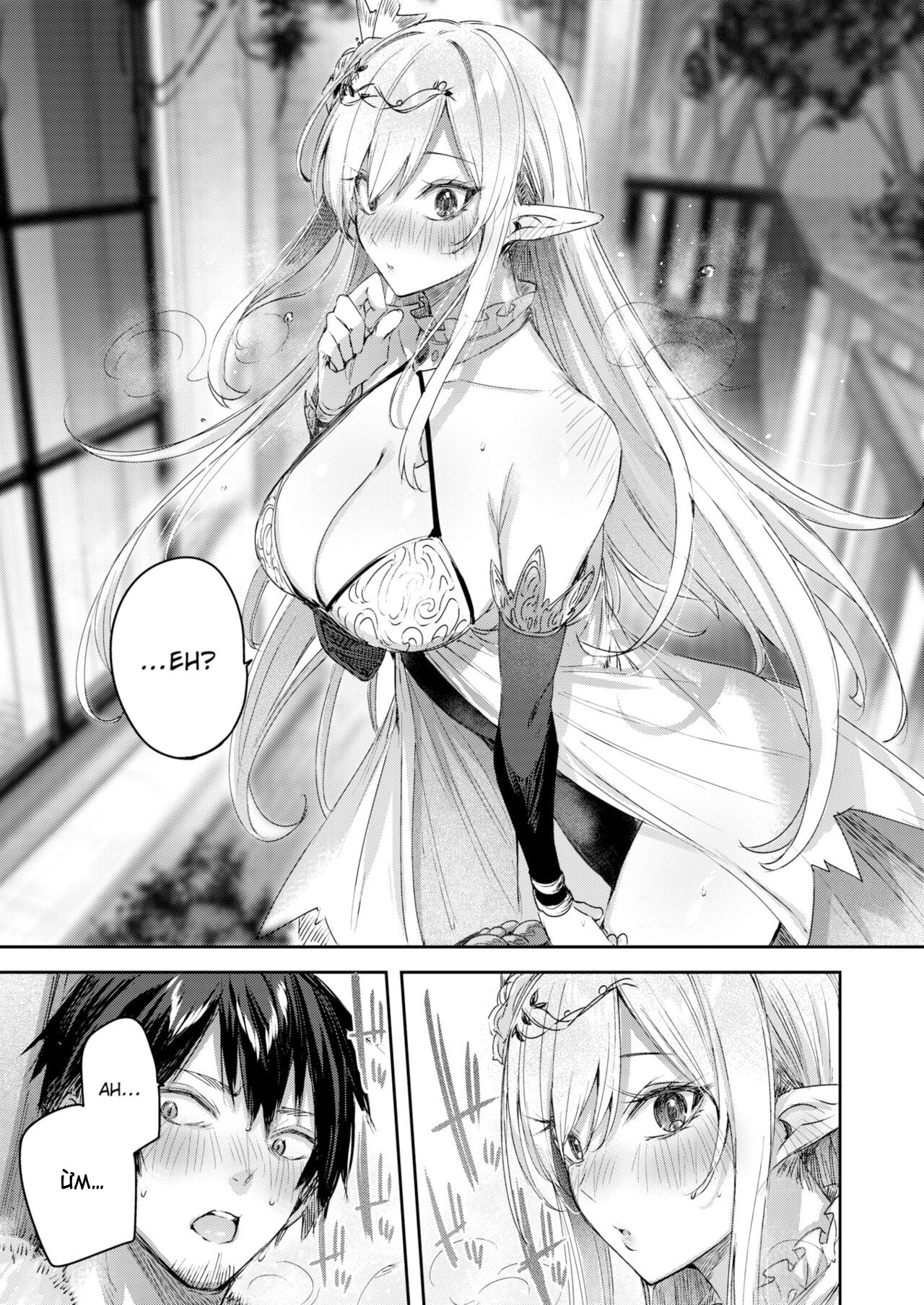 Đọc truyện hentai Anh chàng thợ săn và cô yêu tinh may mắn - Chap 1