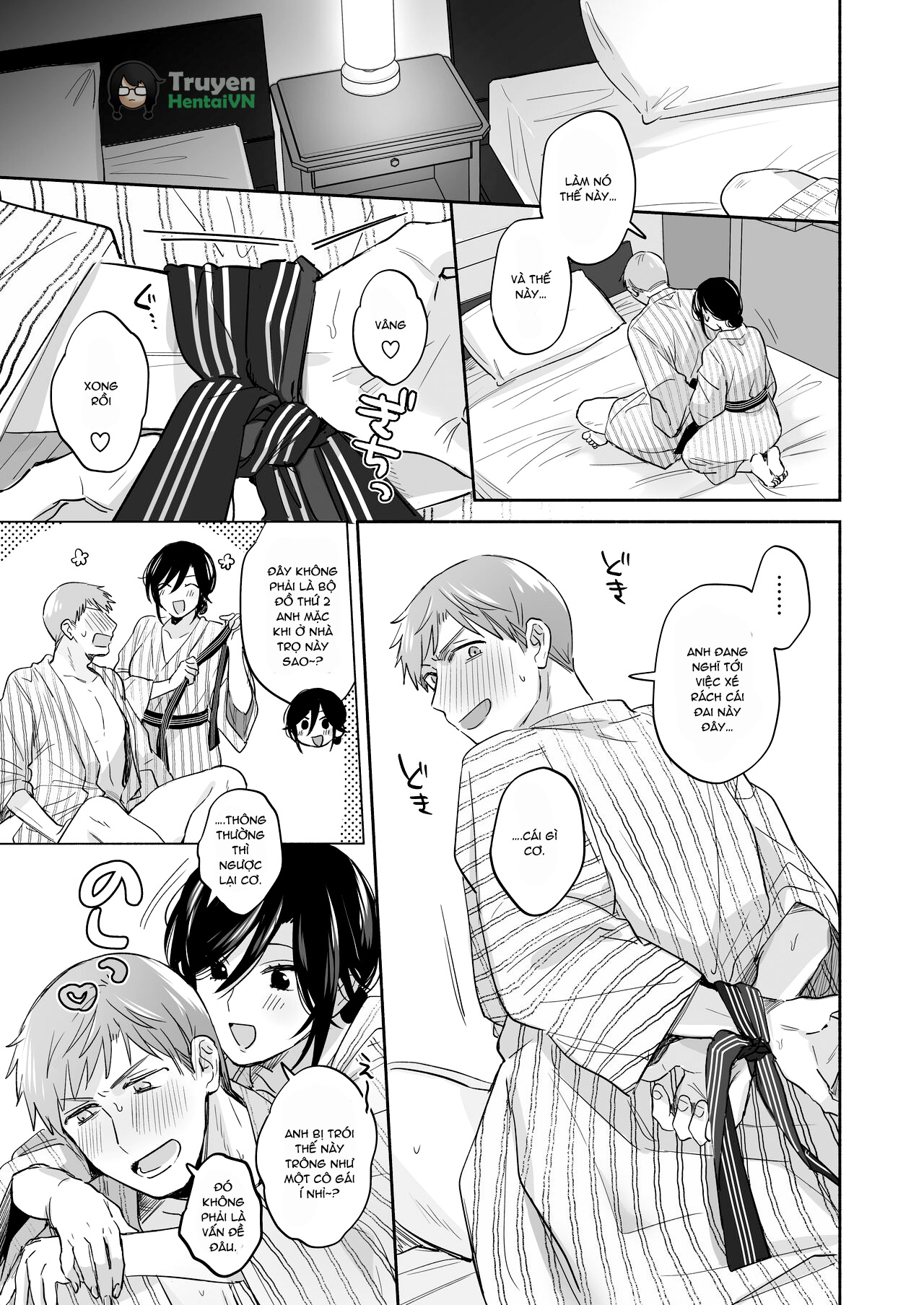 Đọc truyện hentai Suki Araba Kareshi no Seiheki o Yugametai! ~Gaman Genkai!! Icha Love Onsen Ryokou~ - Oneshot