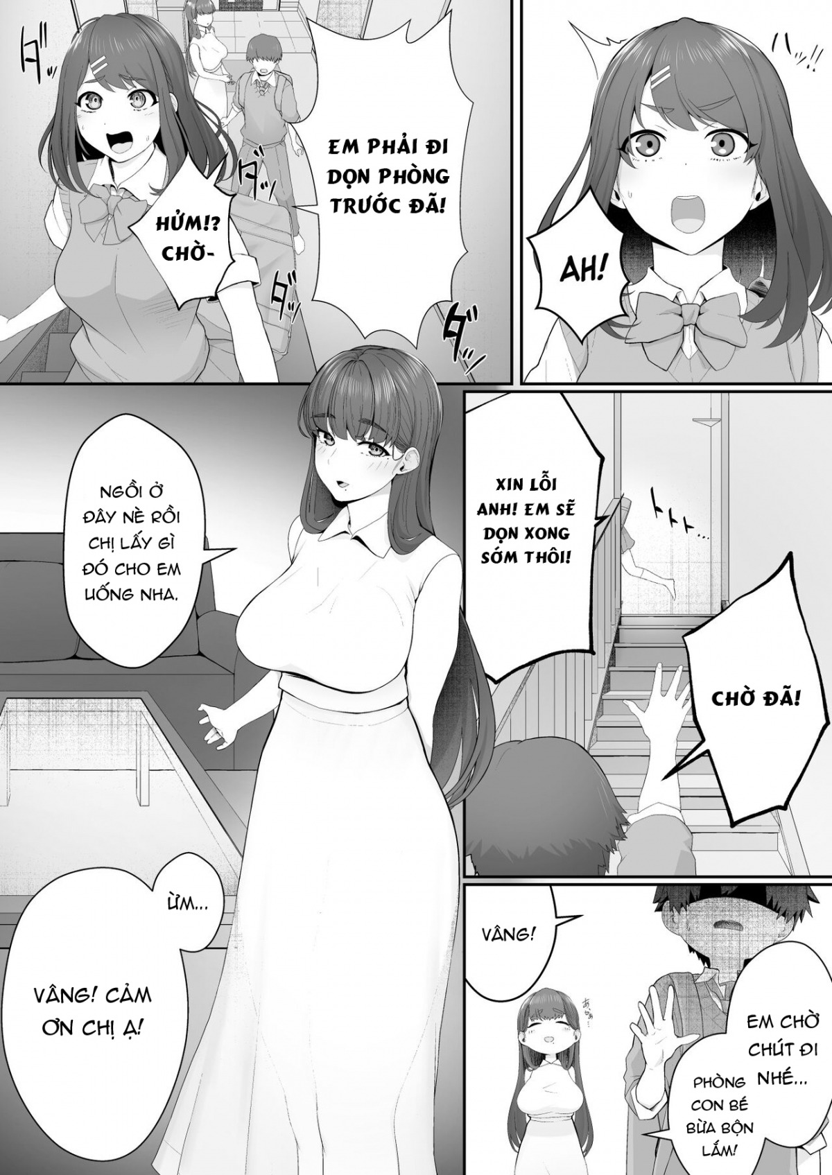 Đọc truyện hentai Kanojo no Onee-san ni Otosareru - Oneshot