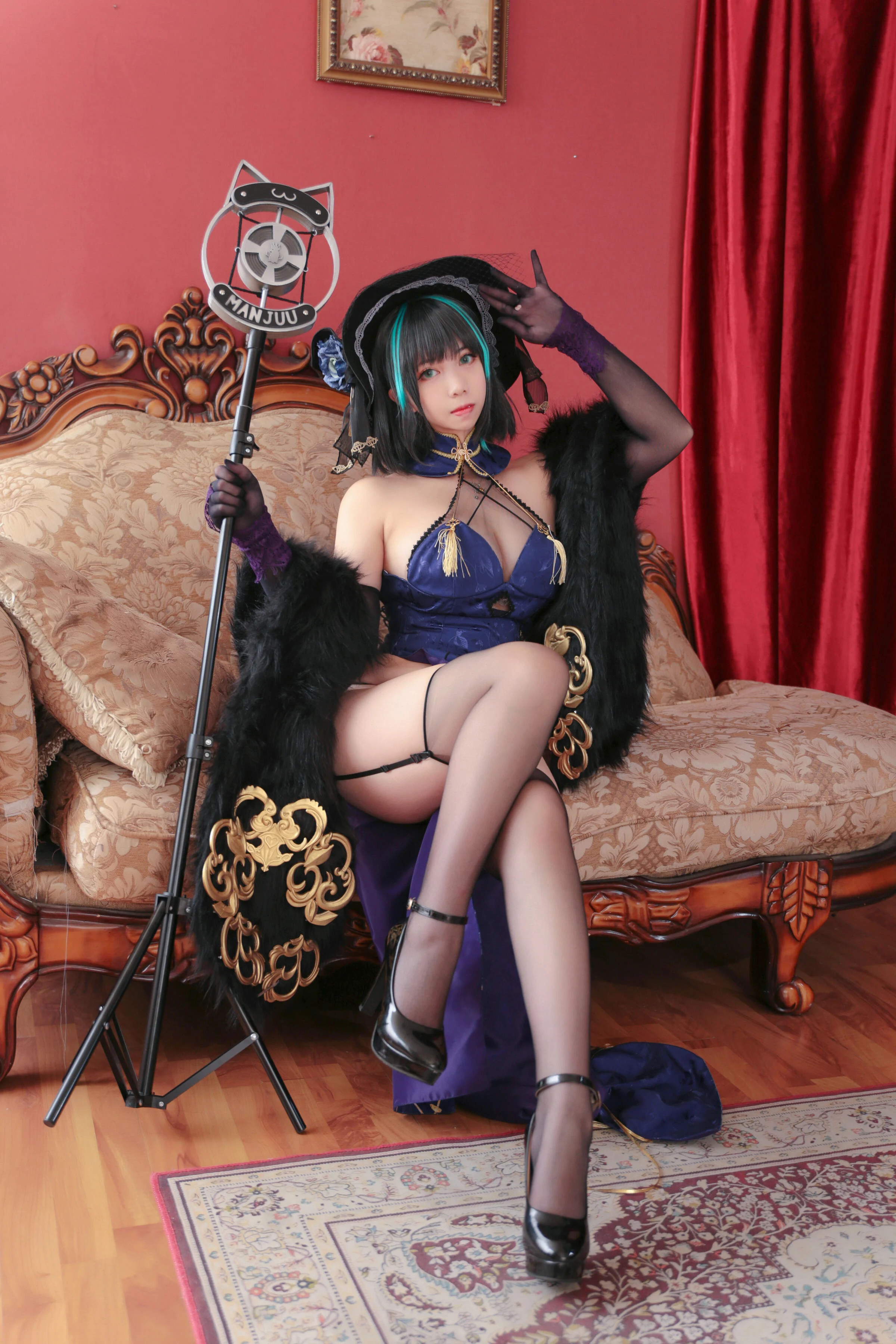 Đọc truyện hentai Tuyển tập Albums siêu phẩm Cosplay - Chap 569 - Meroko_Mei Tong - Cheshire Cheongsam
