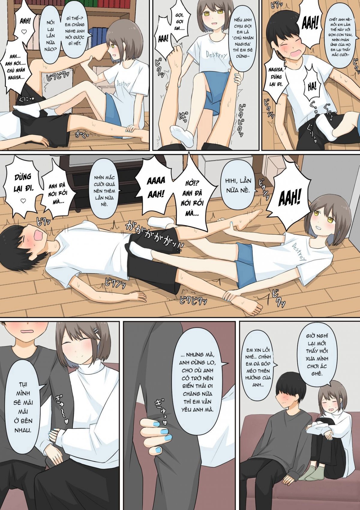 Đọc truyện hentai Bị bạn gái bắt nạt - Oneshot
