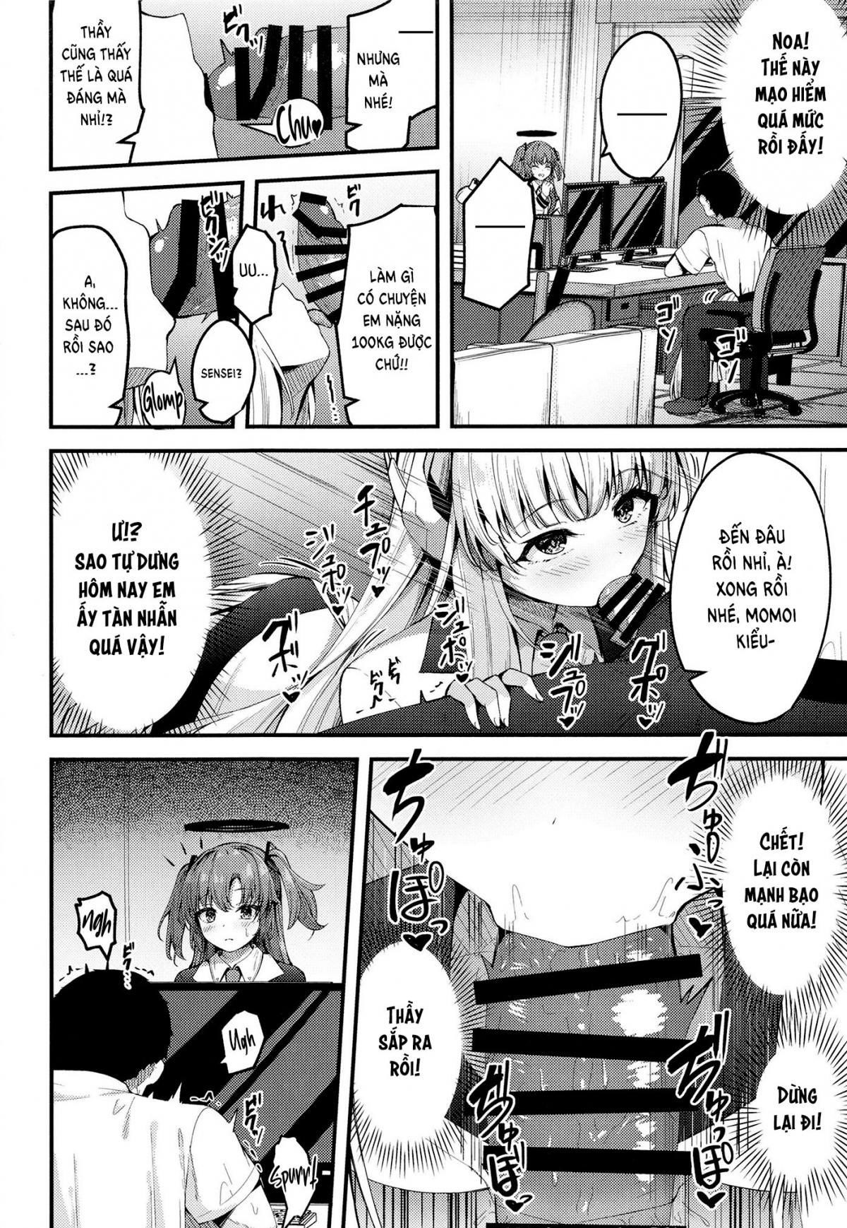Đọc truyện hentai Seishori NOR Asobi - Ryoute ni Sensei to Yuuka-chan - Oneshot nứng