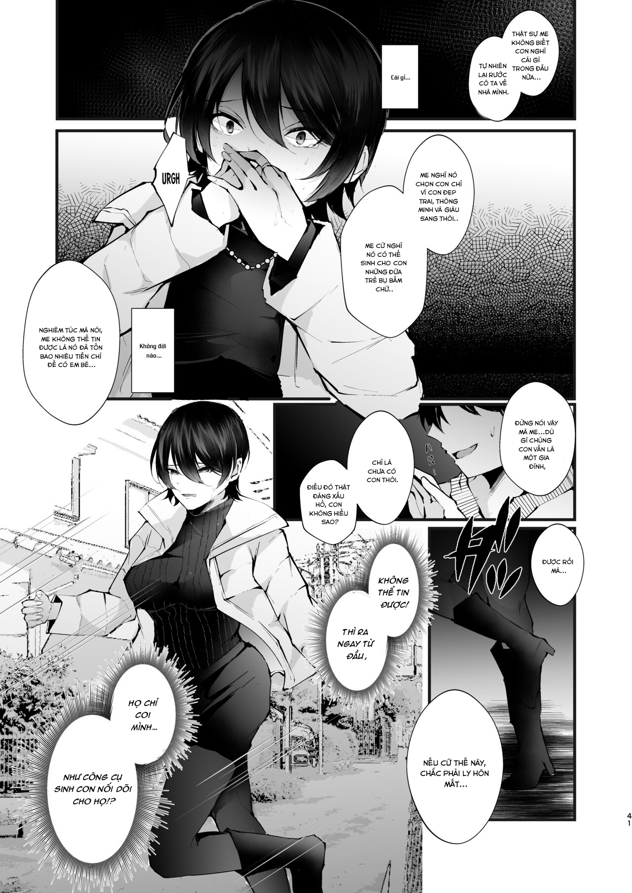 Đọc truyện hentai Bà nội trợ ngực khủng bị trầm cảm - Oneshot