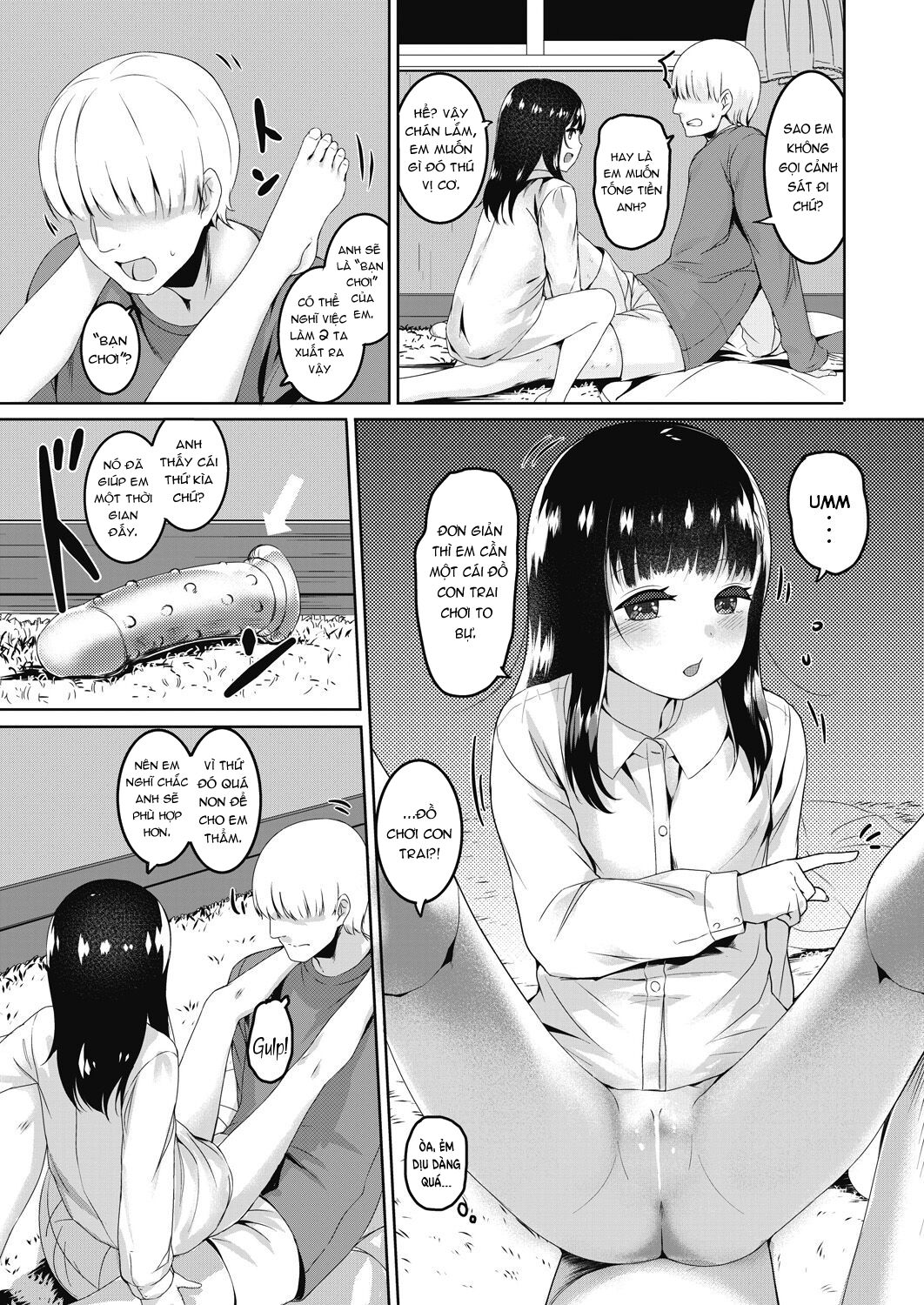 Đọc truyện hentai Món đồ chơi của anh trai lớn thật - Oneshot