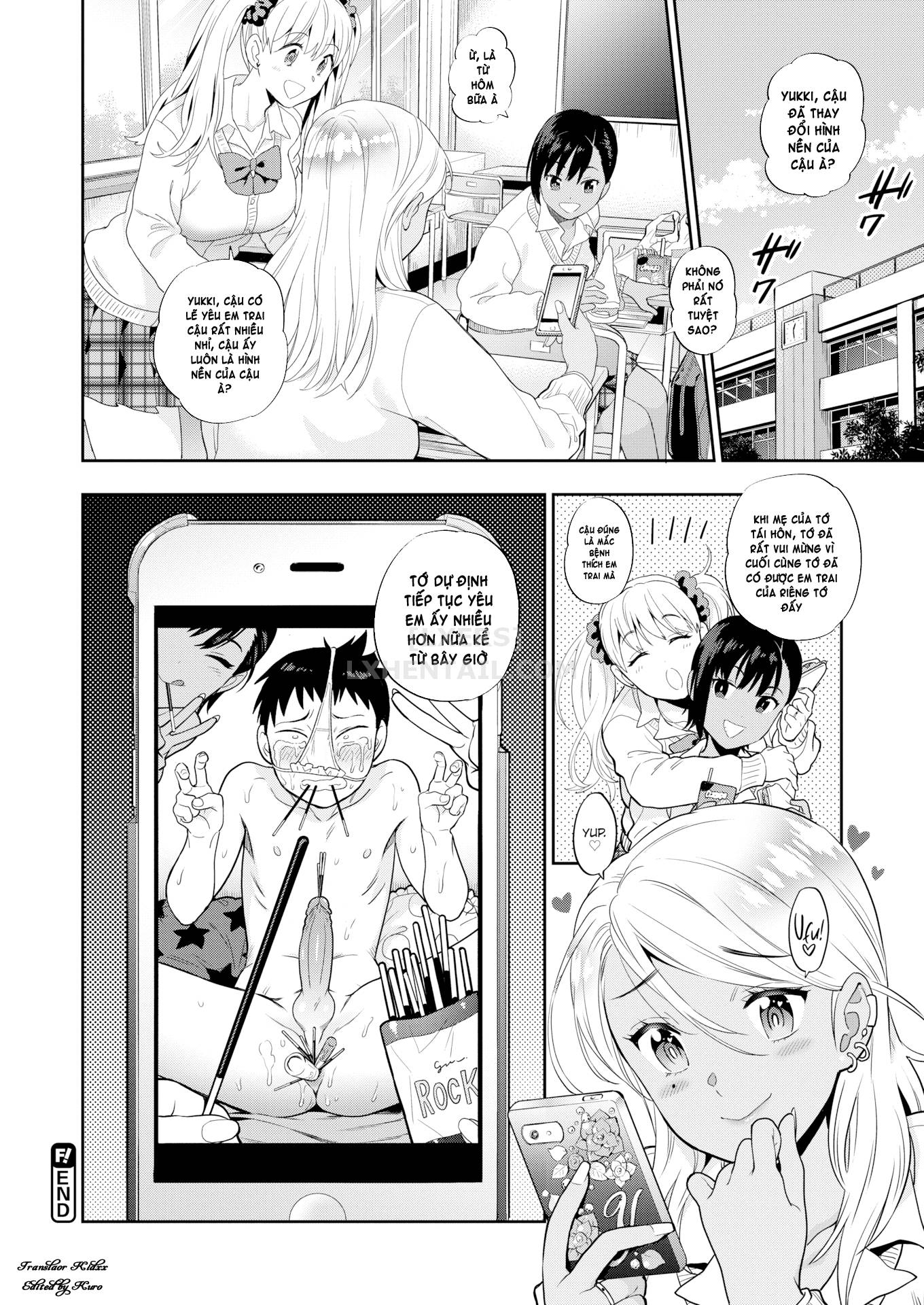 Đọc truyện hentai Doutei Otouto to Bitch Ane - Chap 1