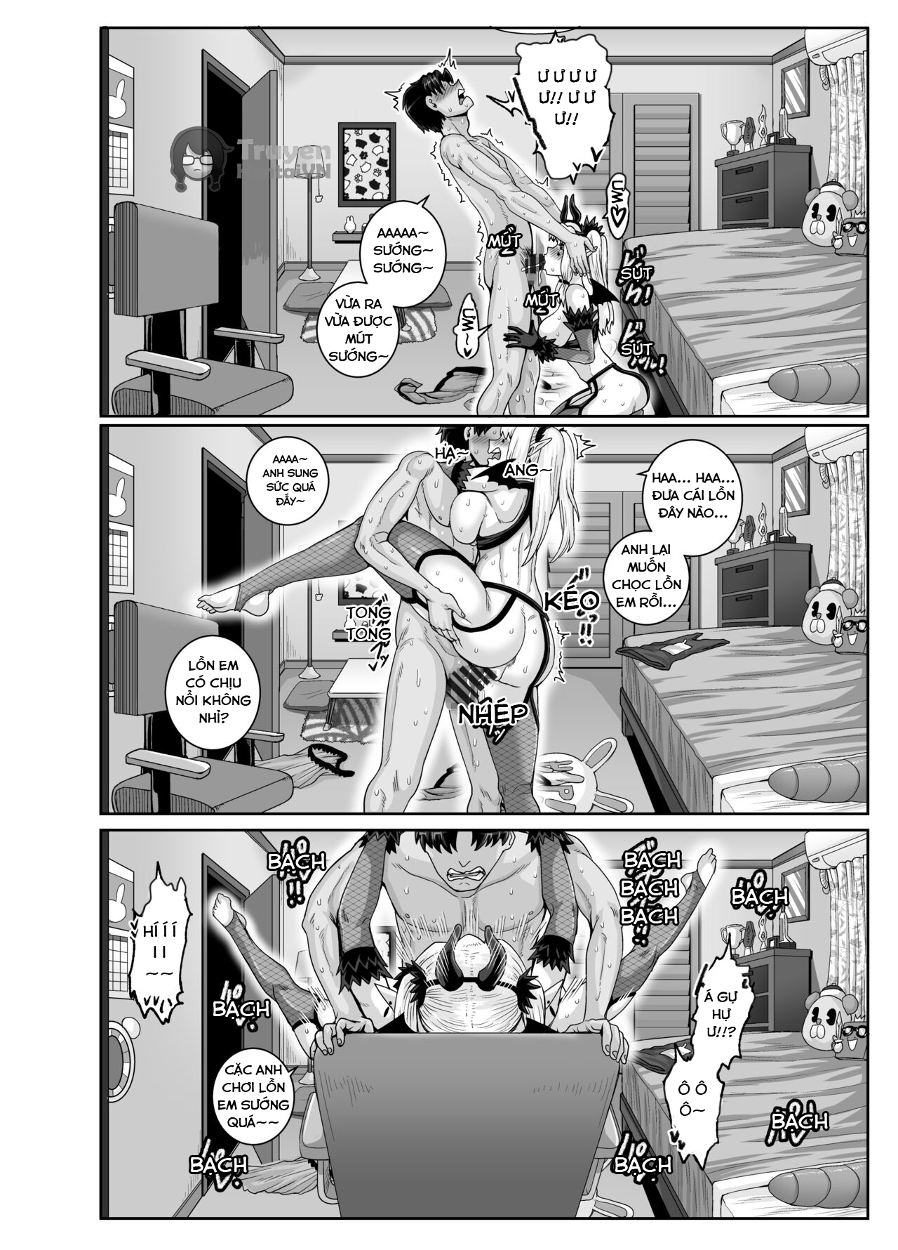 Đọc truyện hentai Dạy dỗ con em gái phiền phức này bằng cá chà bặc - Chap 3