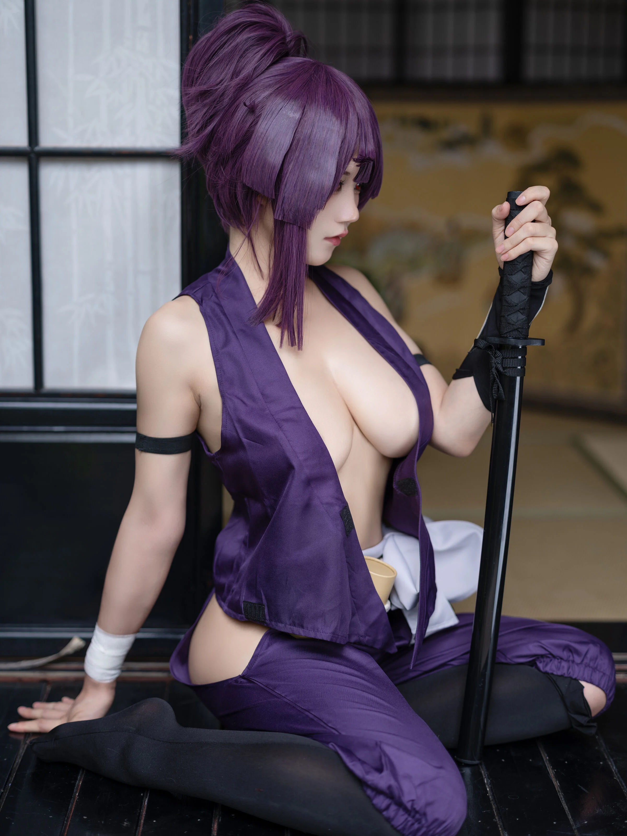 Đọc truyện hentai Tuyển tập Albums siêu phẩm Cosplay - Chap 233 - Ogura Chiyo w - Yuzuriha hell raku gang
