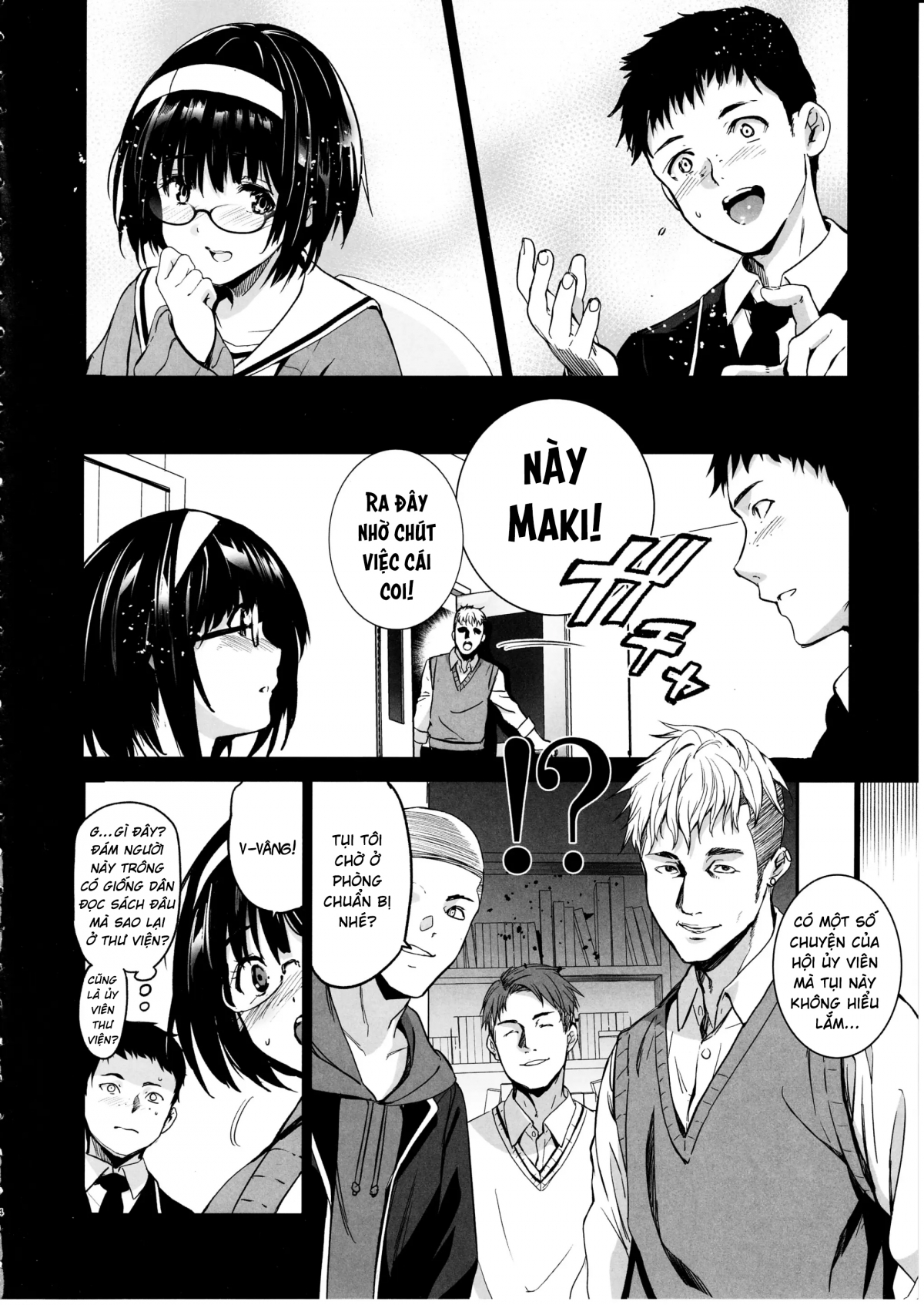 Đọc truyện hentai Makima-san wa Toshoshitsu no Yousei - Oneshot