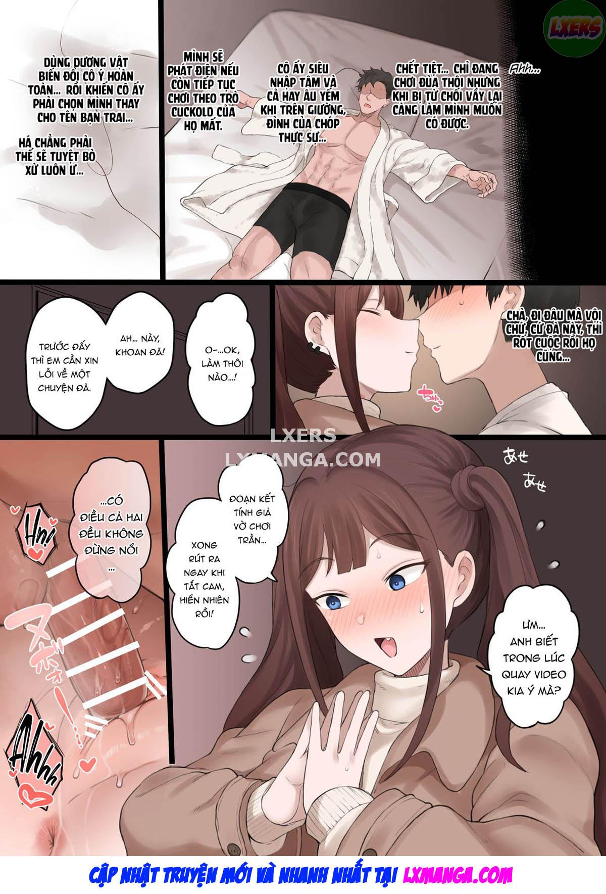 Đọc truyện hentai A Girlfriend Who Plays Along with My Cuckold Fetish - Oneshot
