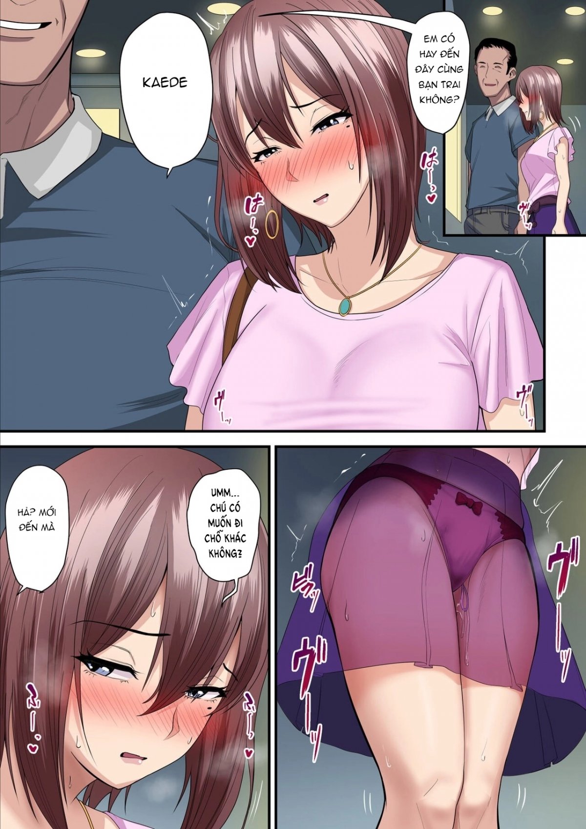 Đọc truyện hentai Kaede-chan và Bố đường - Chap 1