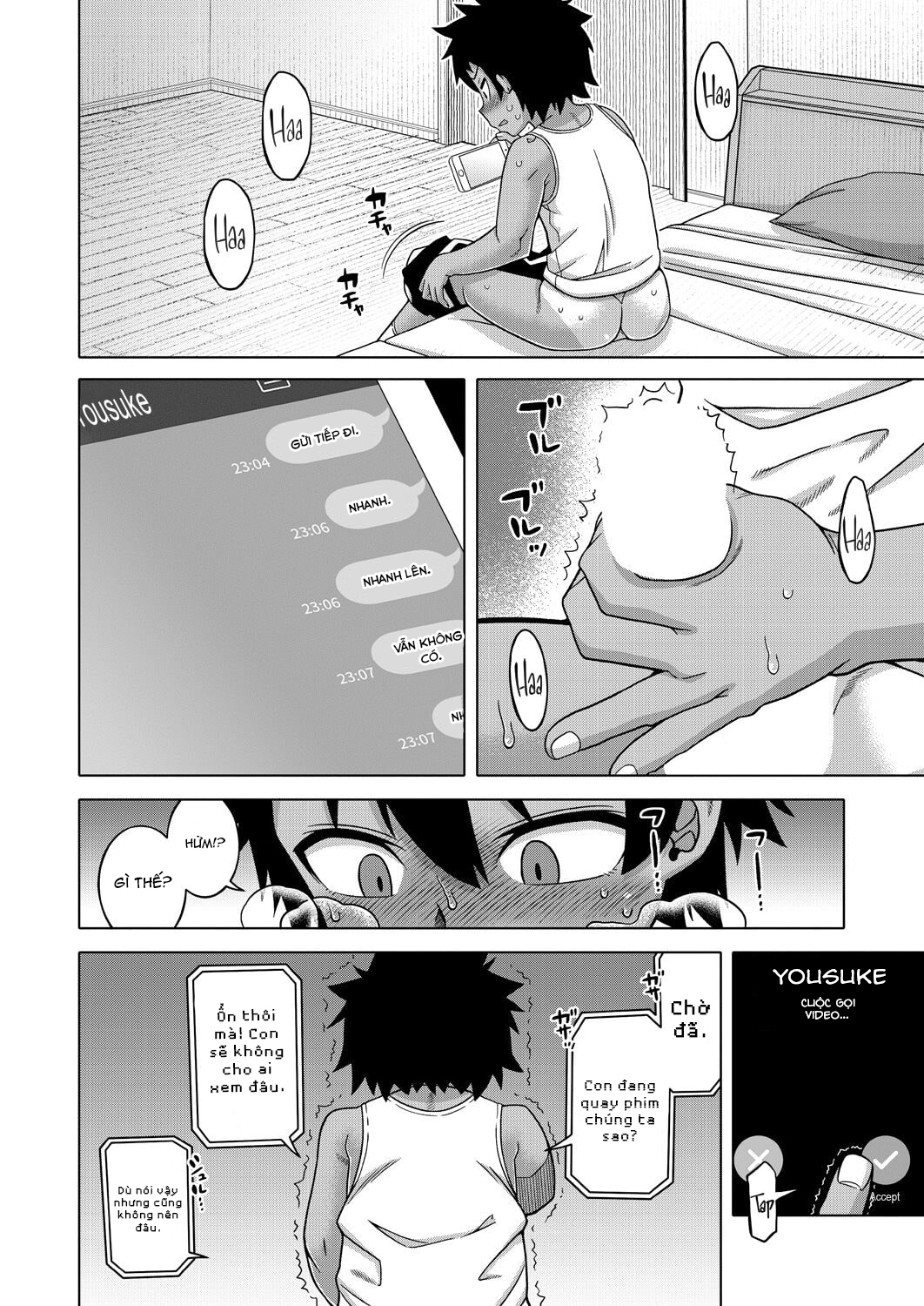 Đọc truyện hentai Boku no Kaa-chan to Ore no Mama - Oneshot