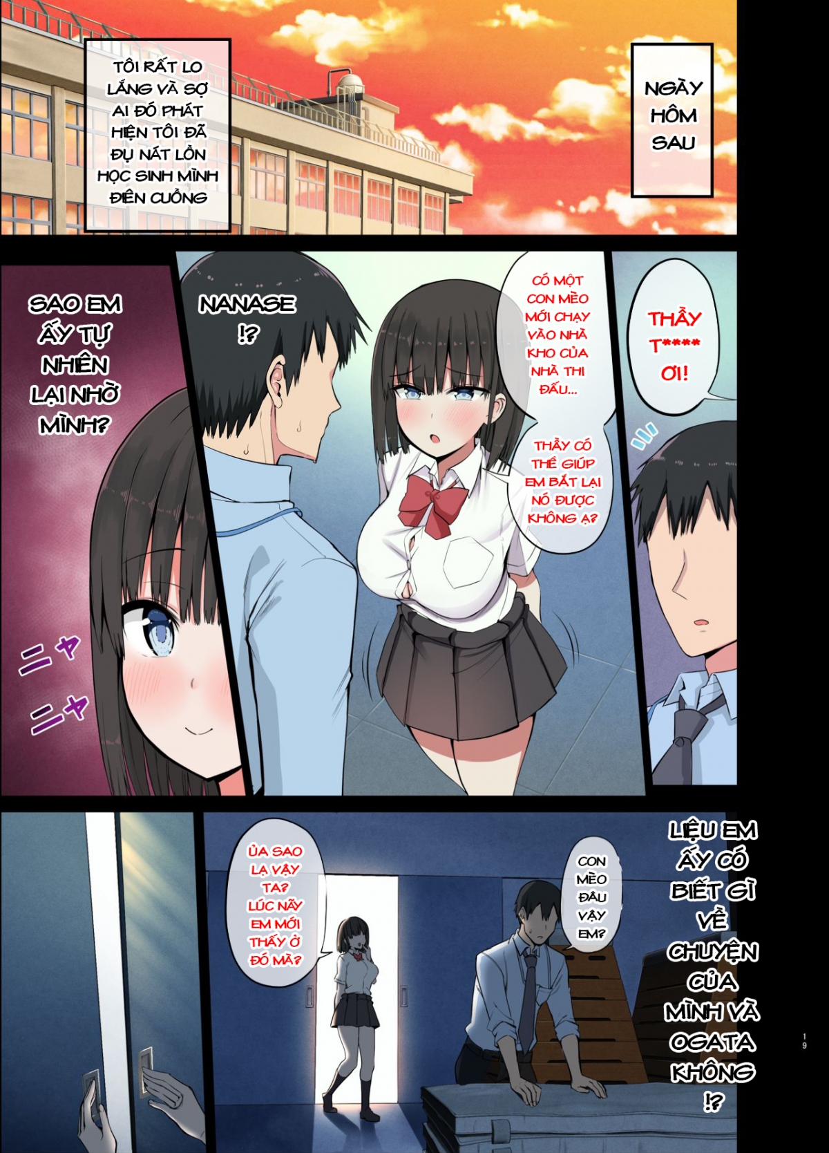 Đọc truyện hentai Bitch Gal! Sensei no BIG Chinchin Daaisuki - Day 2~ Con Phò Non Nanase Nứng Lồn Thèm Được Giáo Dục~
