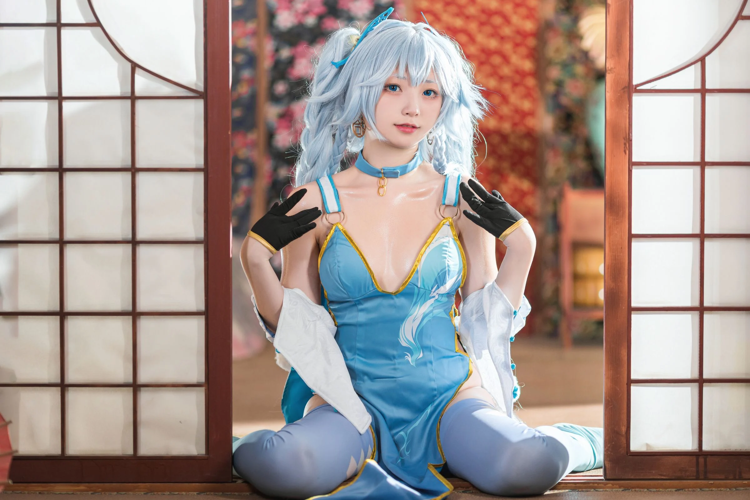 Đọc truyện hentai Tuyển tập Albums siêu phẩm Cosplay - Chap 466 - Flower Bell PA15 - Delphinium Charm