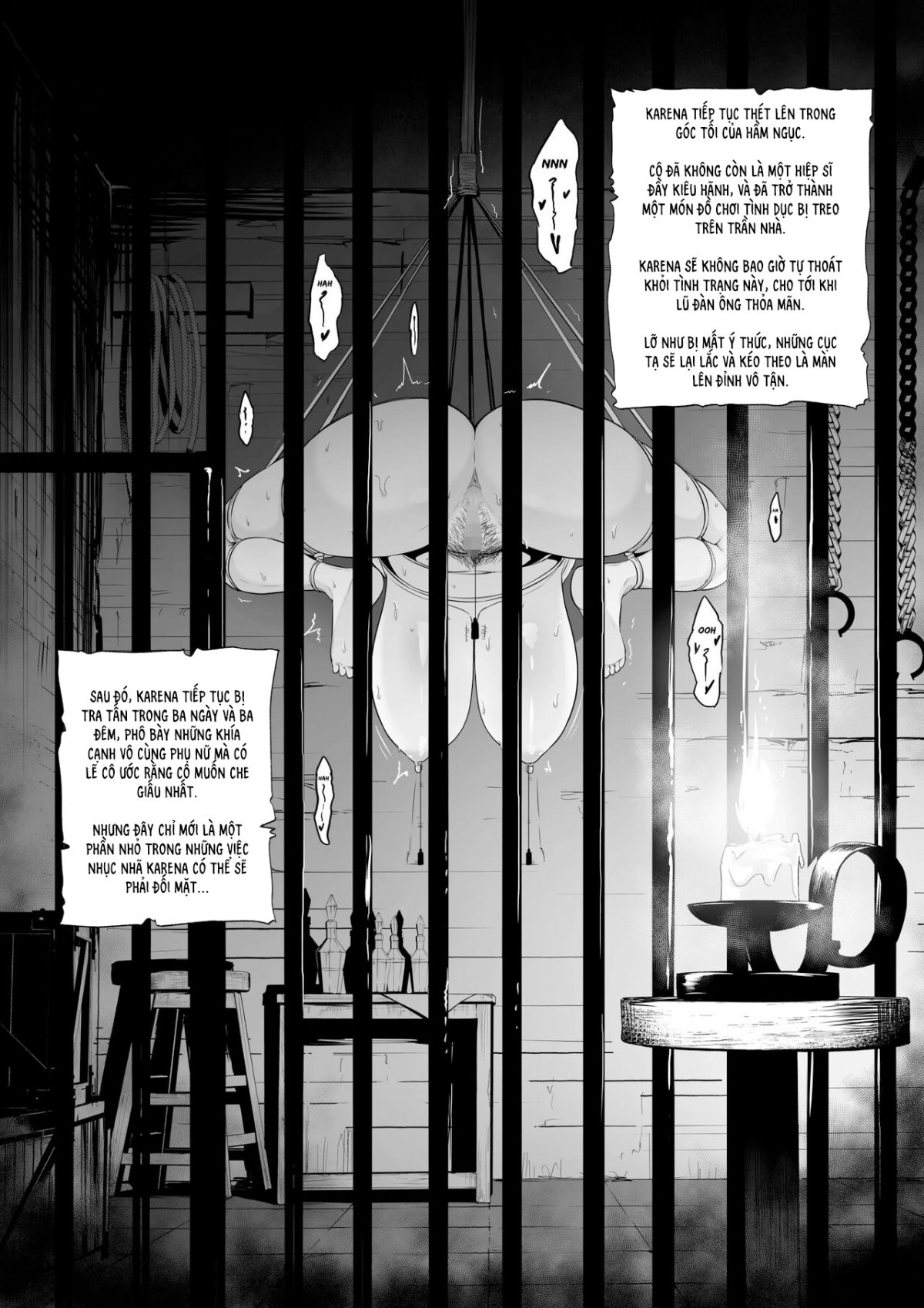 Đọc truyện hentai Nữ hiệp sĩ bị giam cầm và biến thành búp bê tình dục - Chap 1