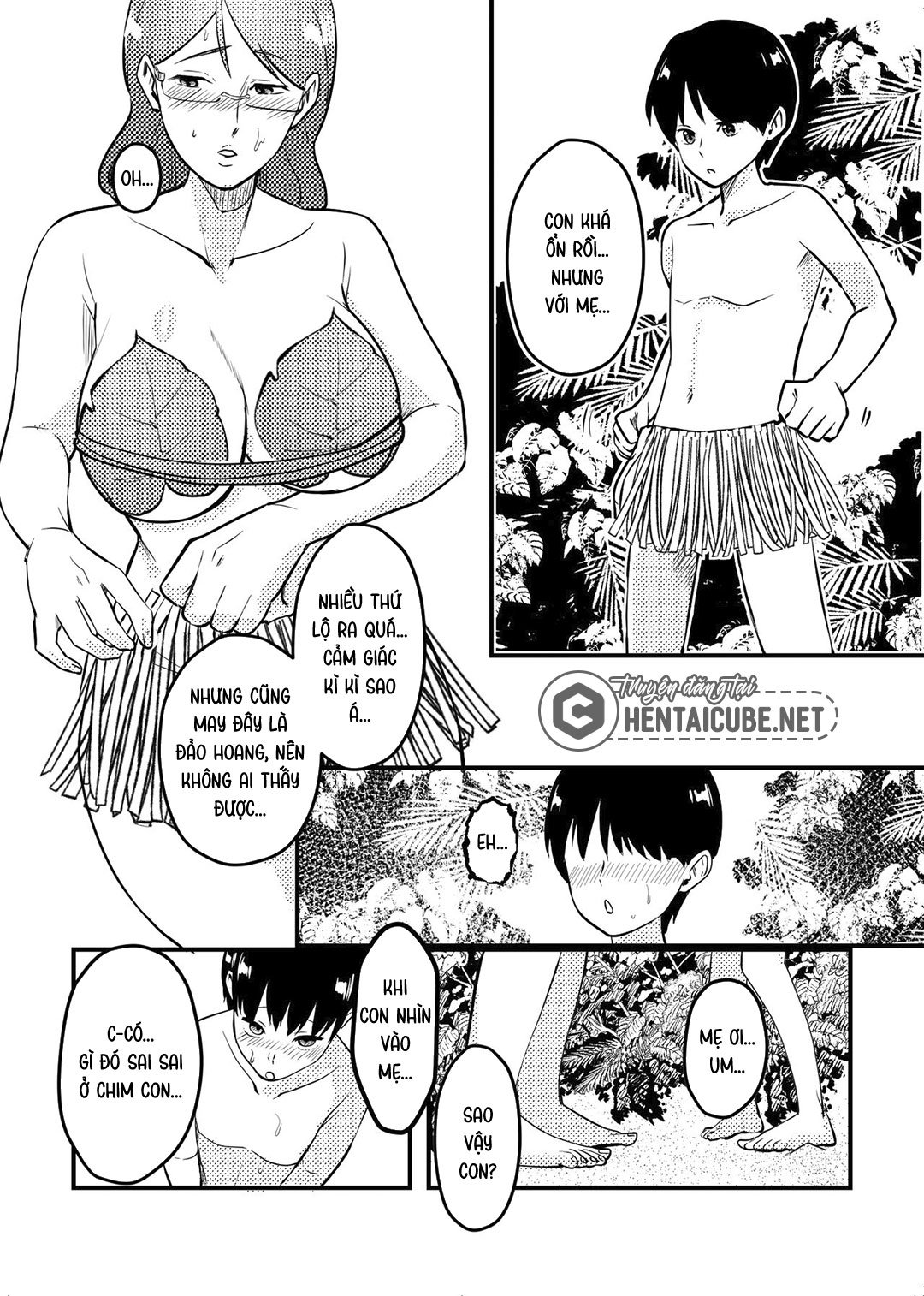 Đọc truyện hentai Mẹ và con trai dạt vào hoang đảo - Oneshot