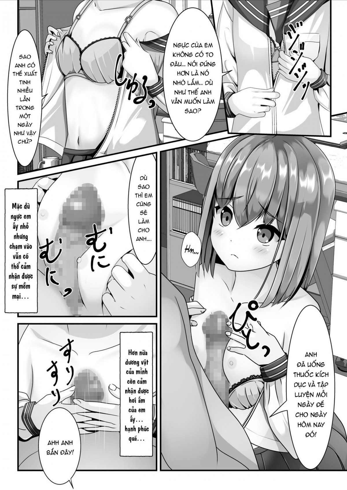 Đọc truyện hentai Cô ấy có thể xuất tinh ra khắp bộ đồng phục của mình - Oneshot