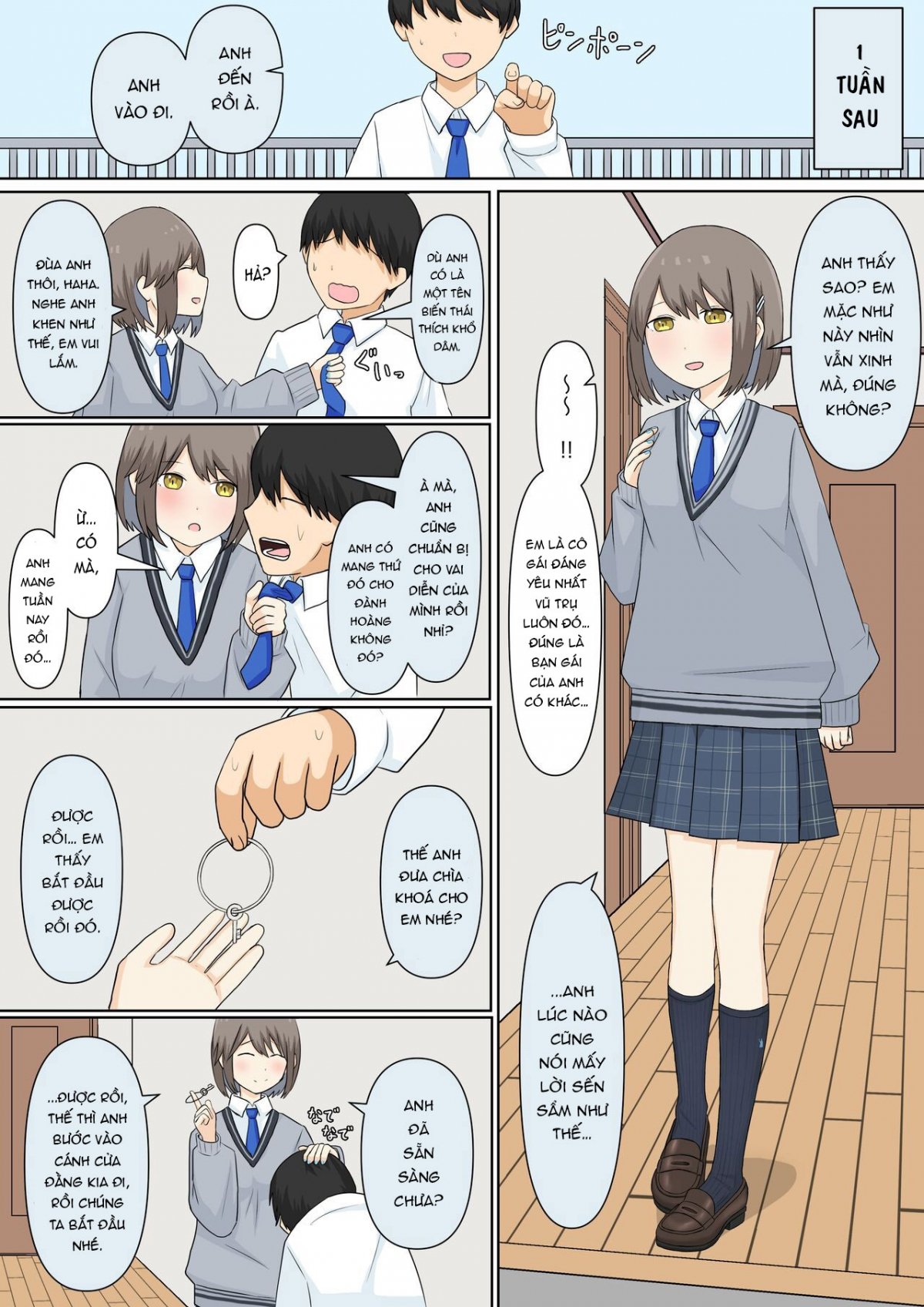 Đọc truyện hentai Bị bạn gái bắt nạt - Oneshot