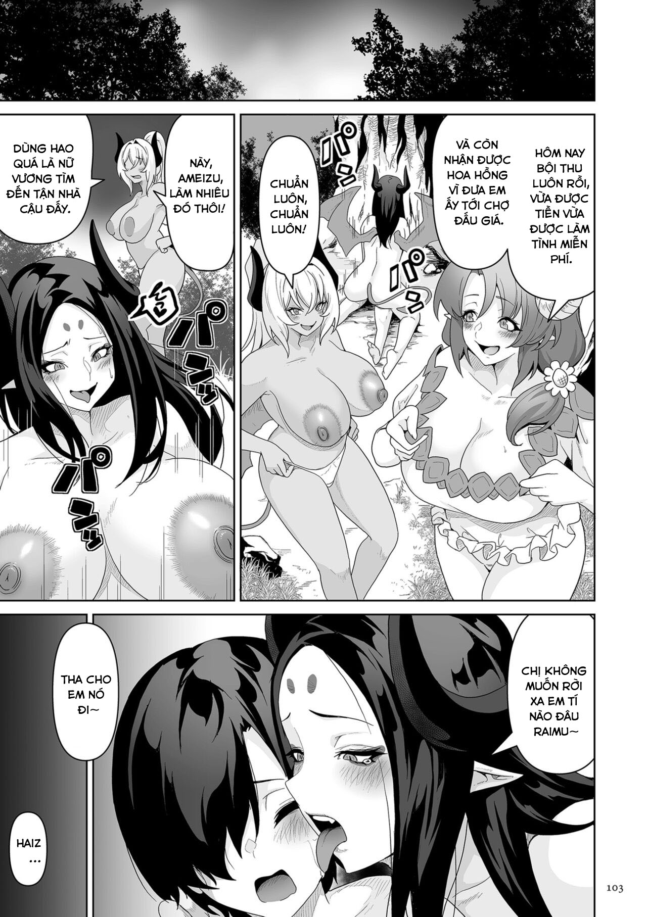 Đọc truyện hentai Vương quốc Succubus thèm bú - Chap 4