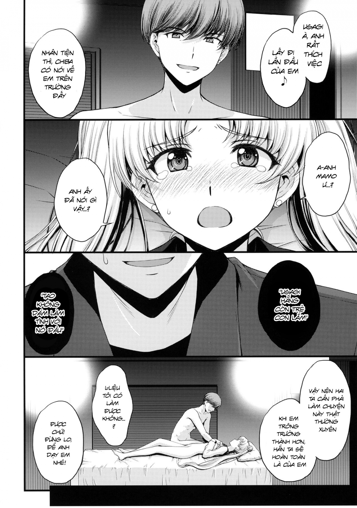 Đọc truyện hentai Usagi no Junjou! Chin Make Bishoujo Senshi! - Đạo tàn bụ âyy (●♡∀♡)