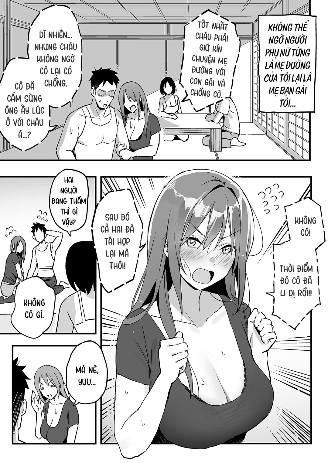Đọc truyện hentai Mẹ bạn gái từng là mẹ đường của tôi - Oneshot