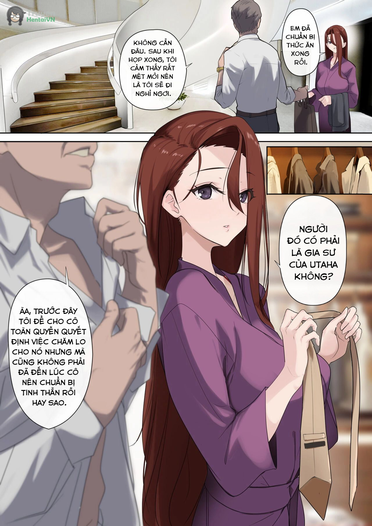 Đọc truyện hentai Nữ doanh nhân dâm đãng và cô giáo trinh nữ - oneshot