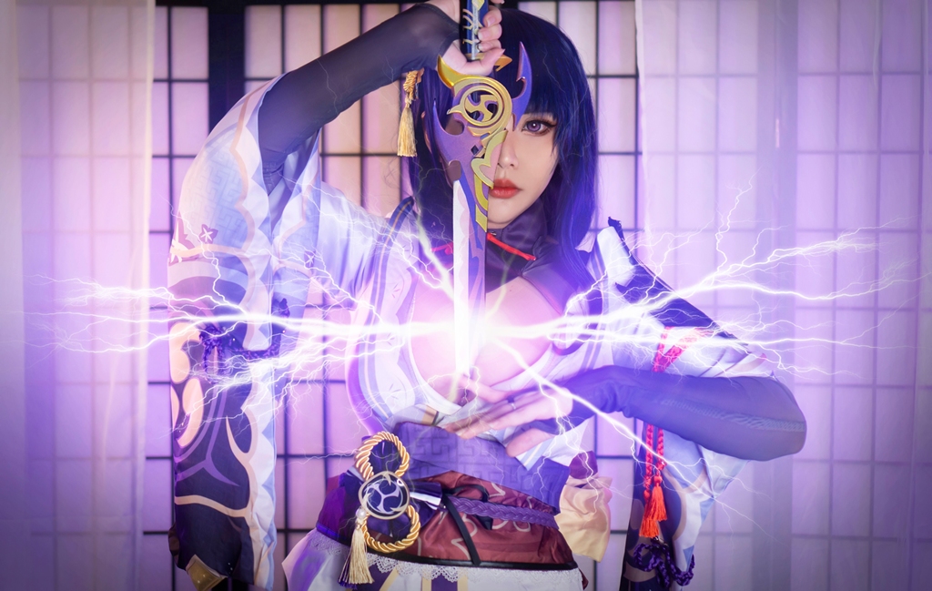 Đọc truyện hentai Tuyển tập Albums siêu phẩm Cosplay - Chap 241 - Hana Bunny – Raiden Shogun