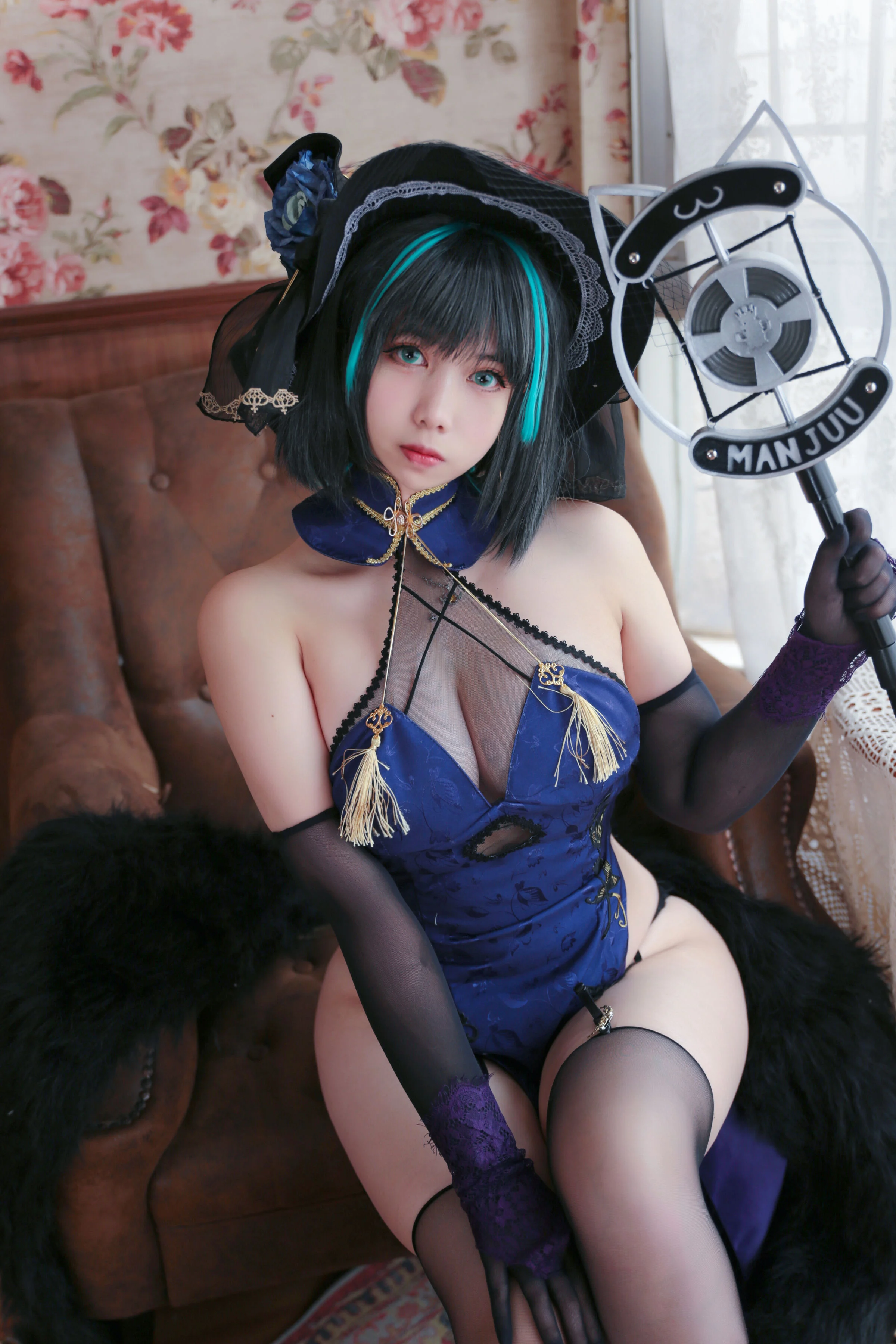 Đọc truyện hentai Tuyển tập Albums siêu phẩm Cosplay - Chap 569 - Meroko_Mei Tong - Cheshire Cheongsam