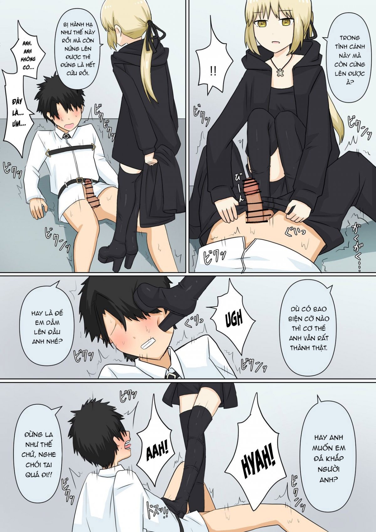 Đọc truyện hentai Bị bạn gái bắt nạt - Oneshot