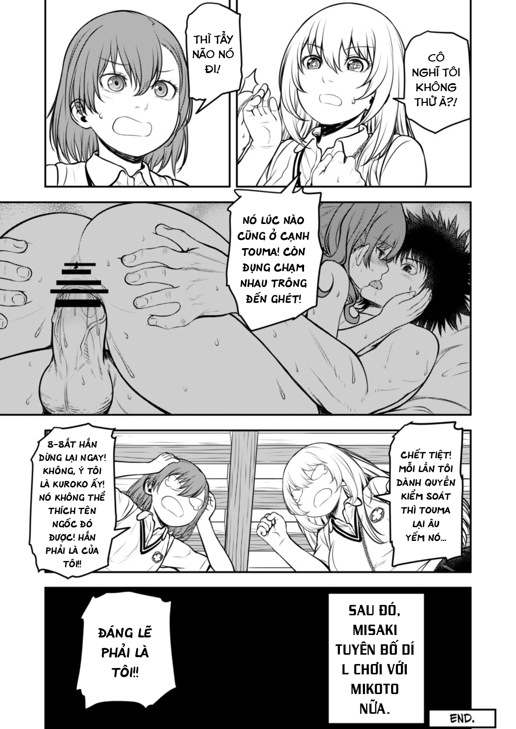 Đọc truyện hentai Black Thoughts (Toaru Kagaku no Railgun) - Oneshot