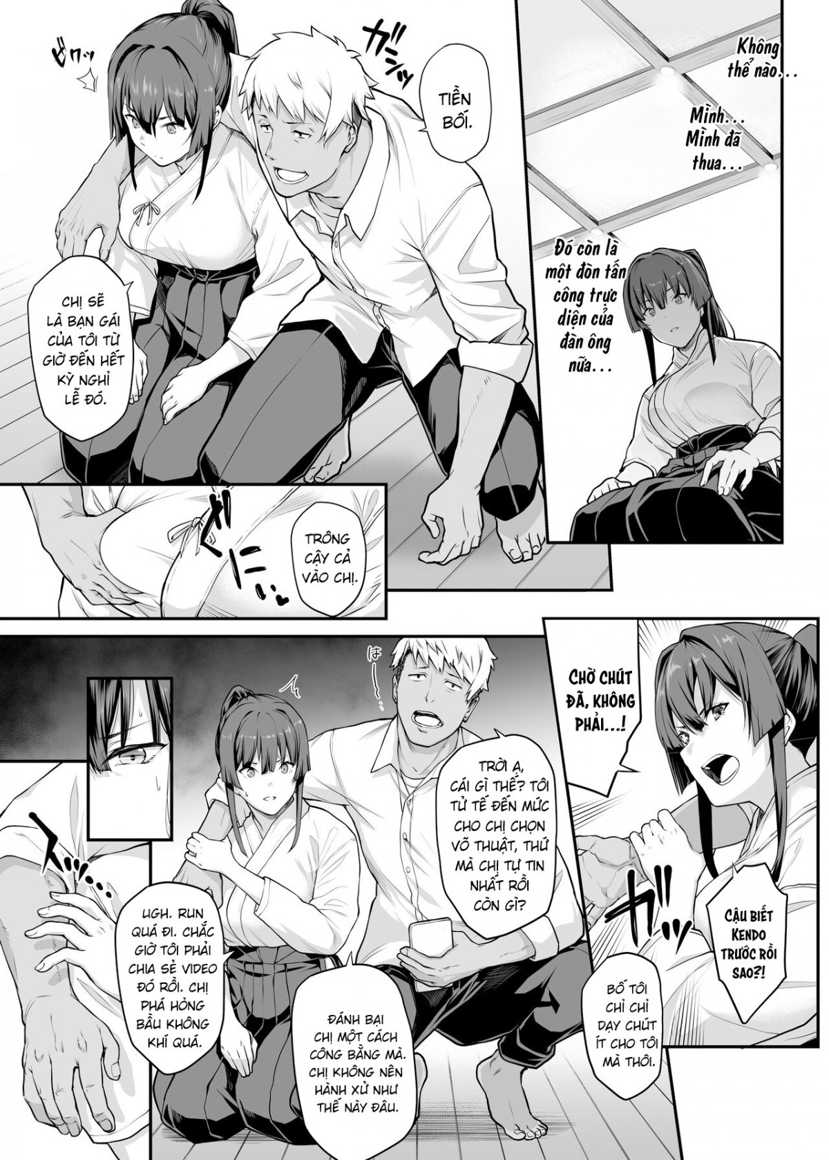 Đọc truyện hentai Kendoubu Shushou de Osananajimi no Bijin de Tsuyoi Boku no Kanojo ga, Charao ni Assari Otosareru Wake ga Nai - Oneshot