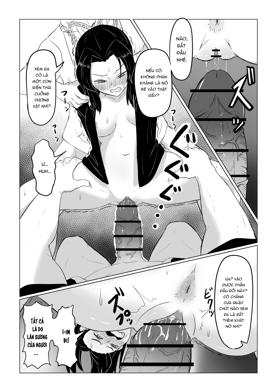 Đọc truyện hentai Trùng trụ Shinobu được sư phụ huấn luyện - Oneshot