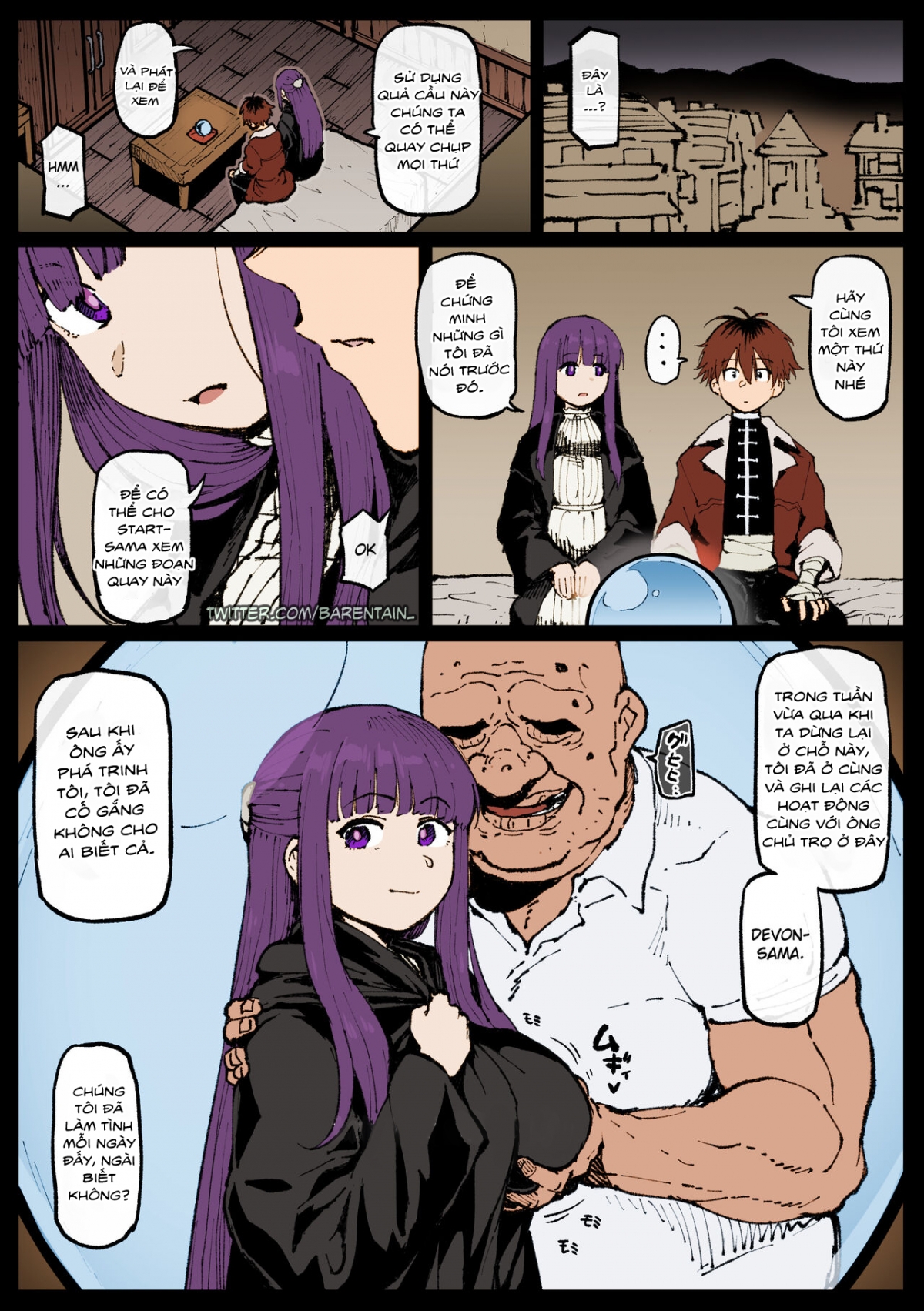 Đọc truyện hentai Fern-san did her best [decensored] - Oneshot