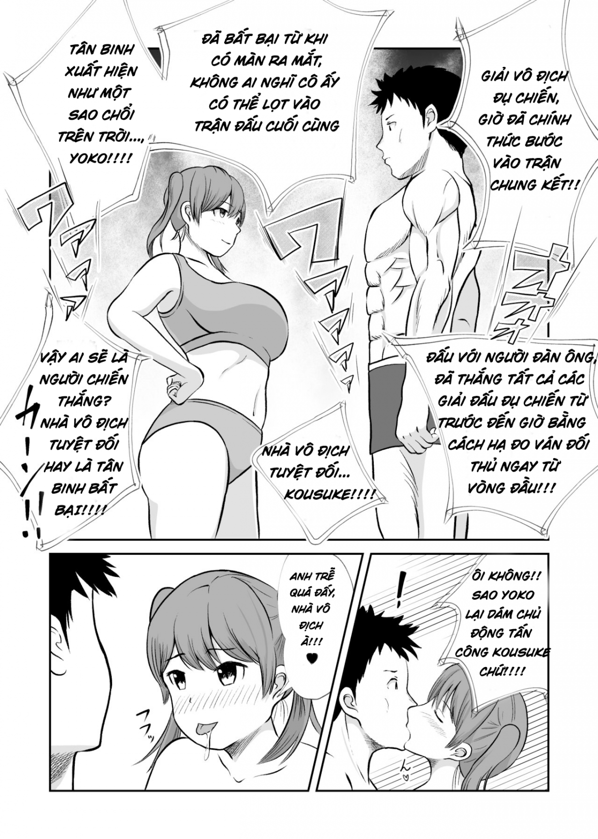 Đọc truyện hentai Dù Là Nhà Vô Địch Tuyệt Đối Đụ Chiến, Tôi Vẫn Phải Chịu Khuất Phục Trước Cái Nóc Nhà - Oneshot