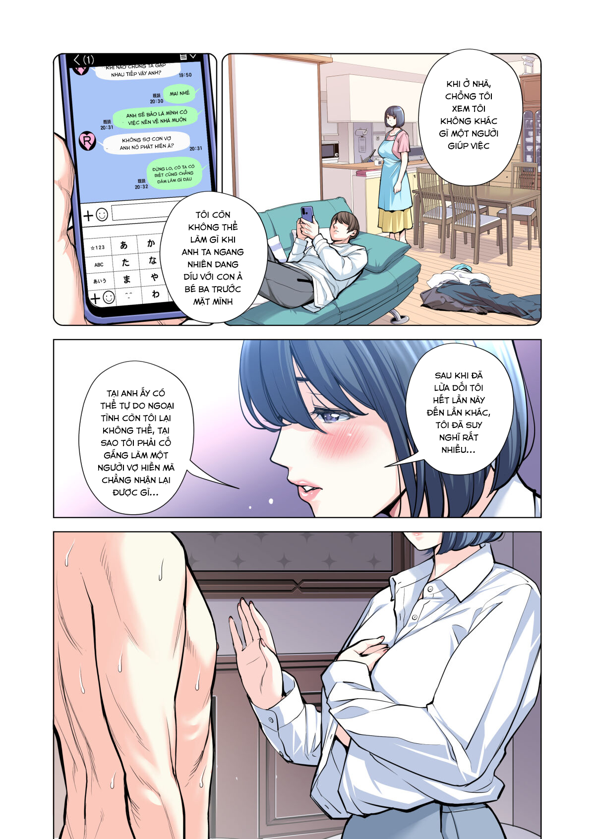 Đọc truyện hentai Jichikai no Hitozuma wa Totemo H deshita Chap 3