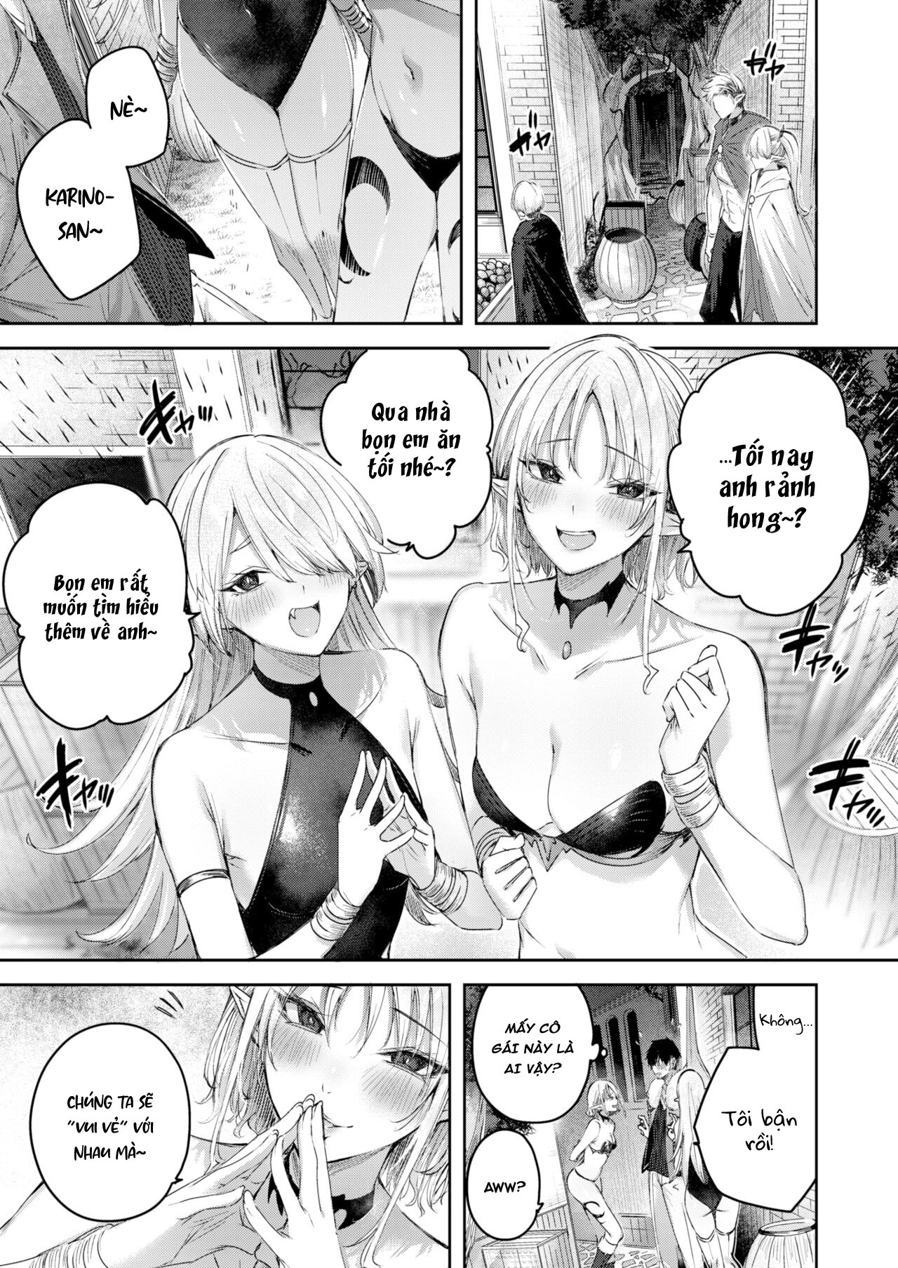 Đọc truyện hentai Anh chàng thợ săn và cô yêu tinh may mắn - Chap 2