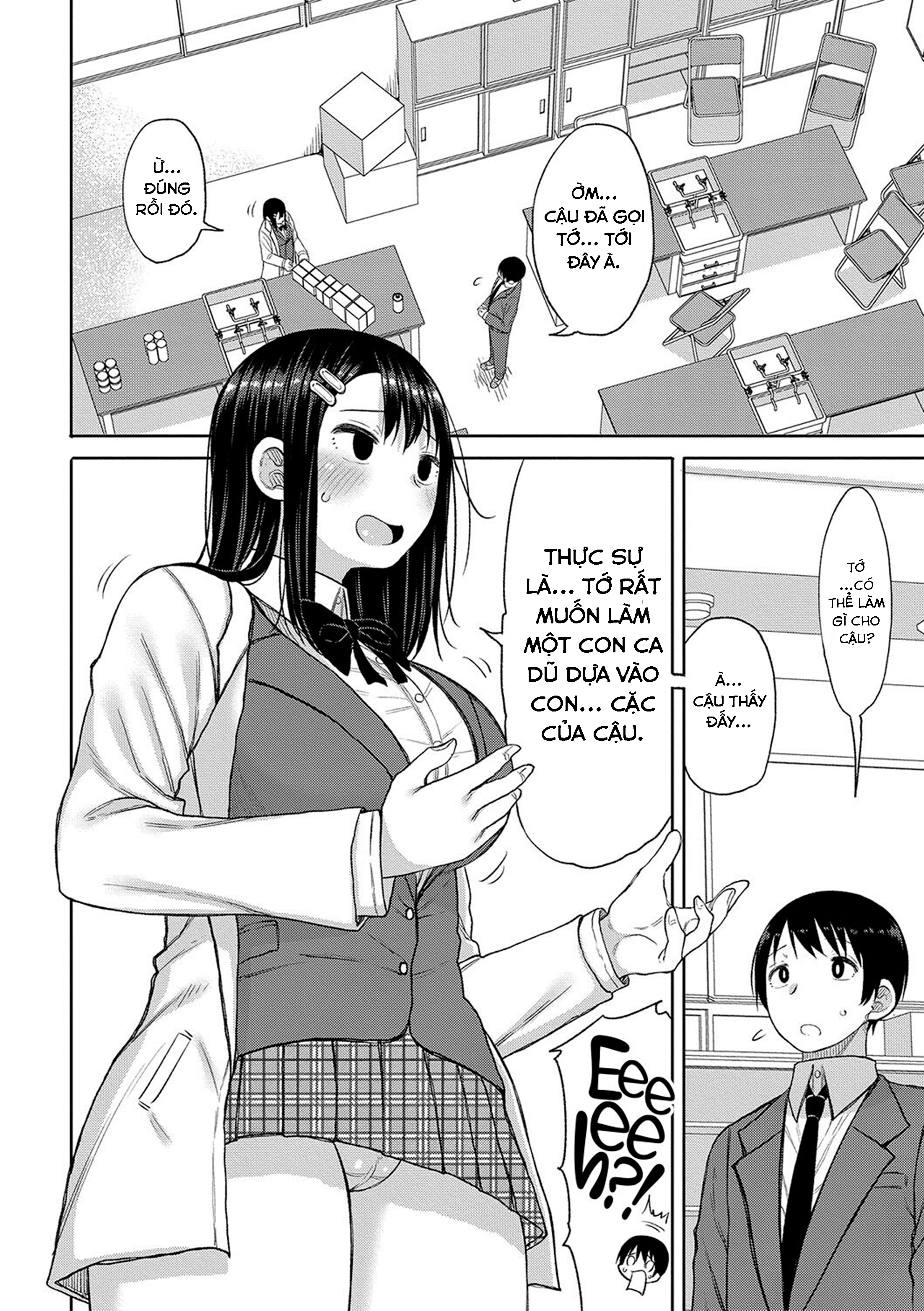 Đọc truyện hentai Kotoshi kara Kyougaku no Gakkou ni Nyuugaku shitara Otoko ga Boku dake datta - Chap 4