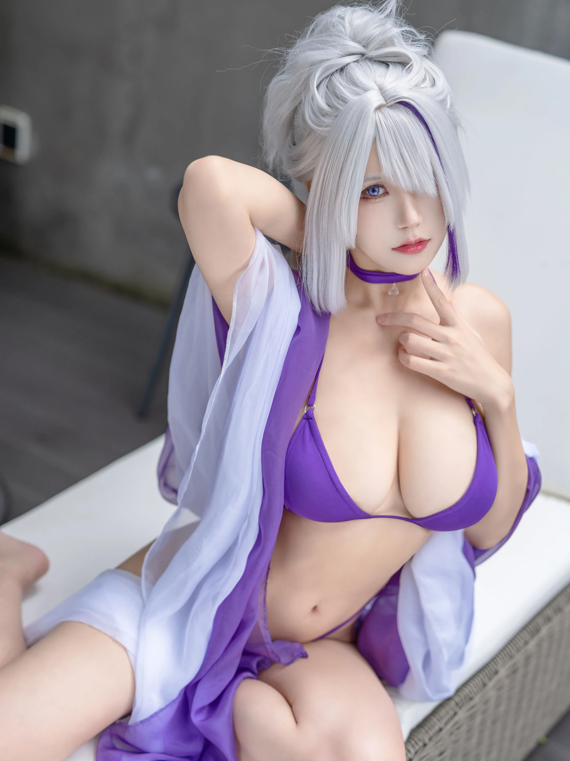 Đọc truyện hentai Tuyển tập Albums siêu phẩm Cosplay - Chap 115 - Chiyo Ogura w - Unzen bikini